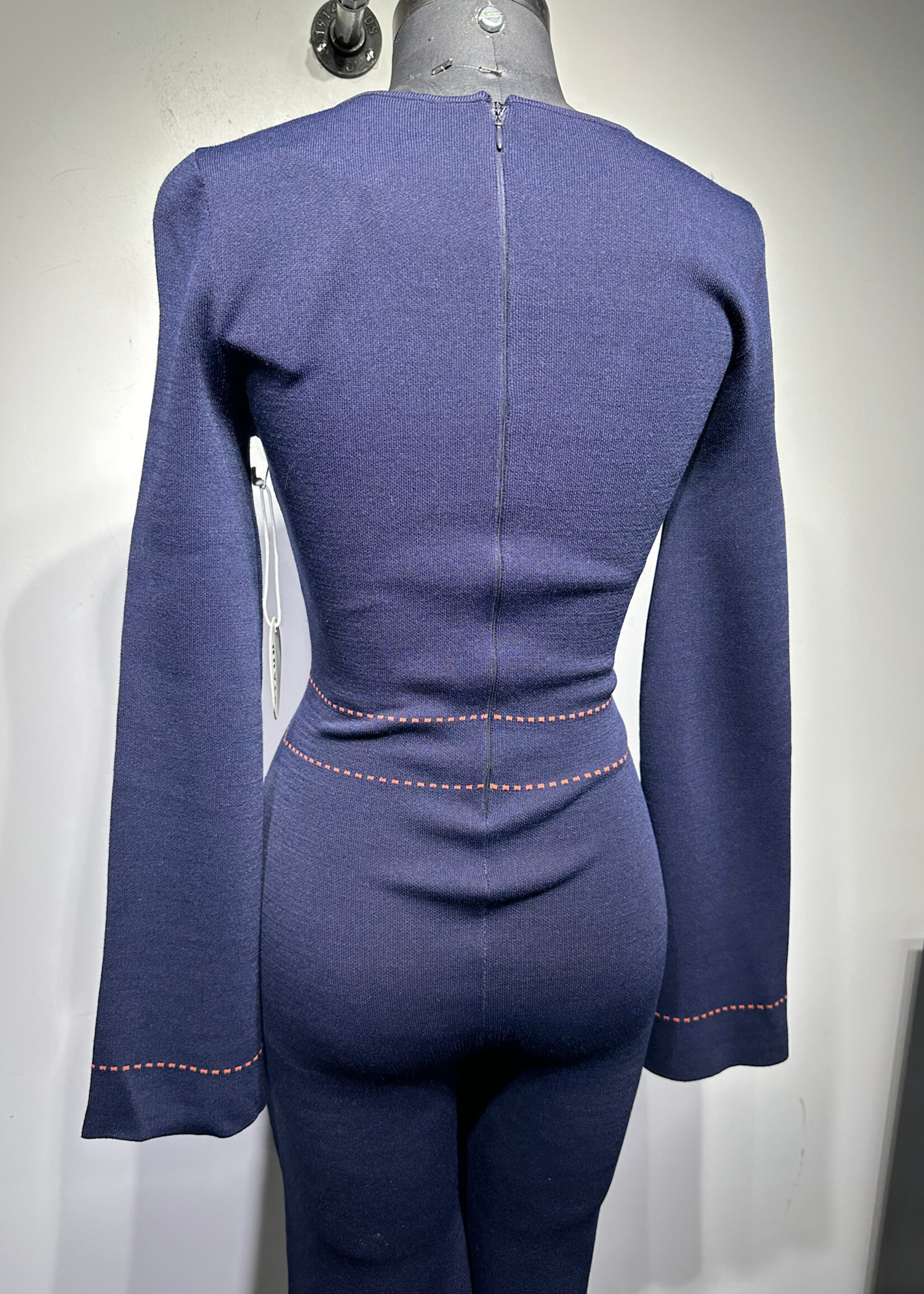 NWT Staud Blue Jumpsuit S