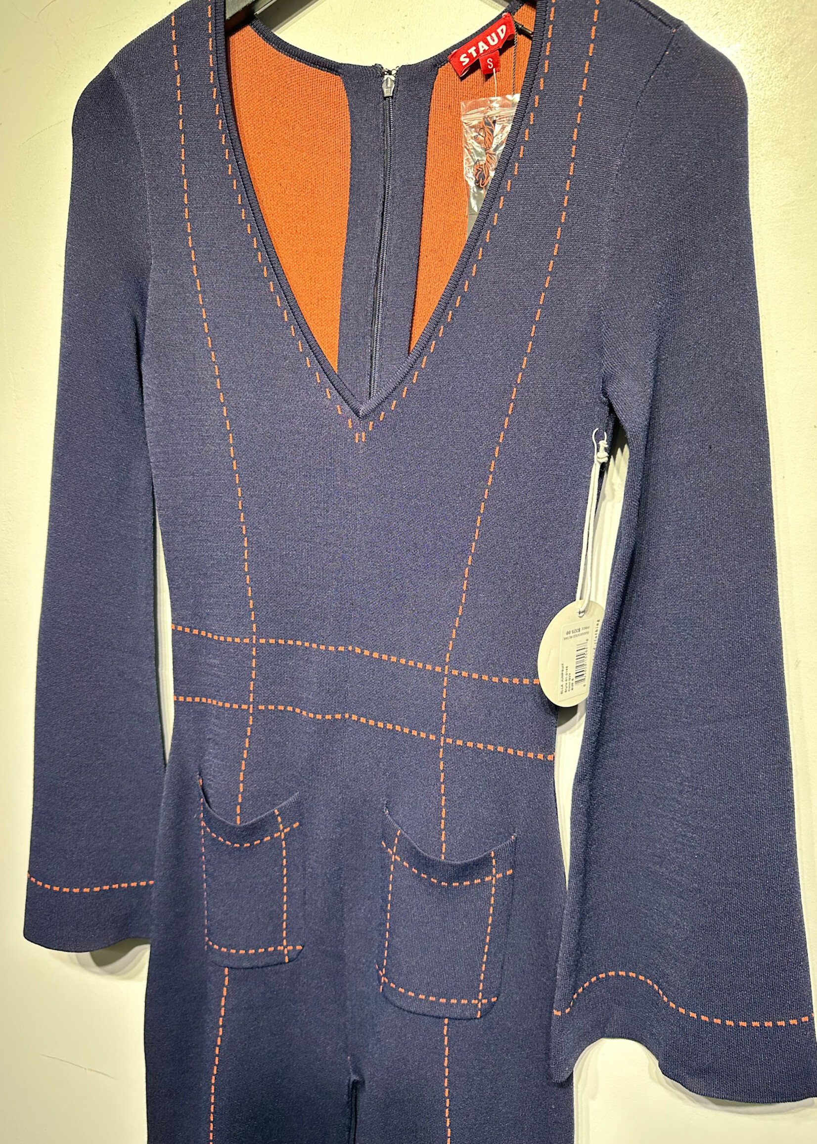 NWT Staud Blue Jumpsuit S