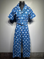 Big Bud Press Blue Floral Jumpsuit XS