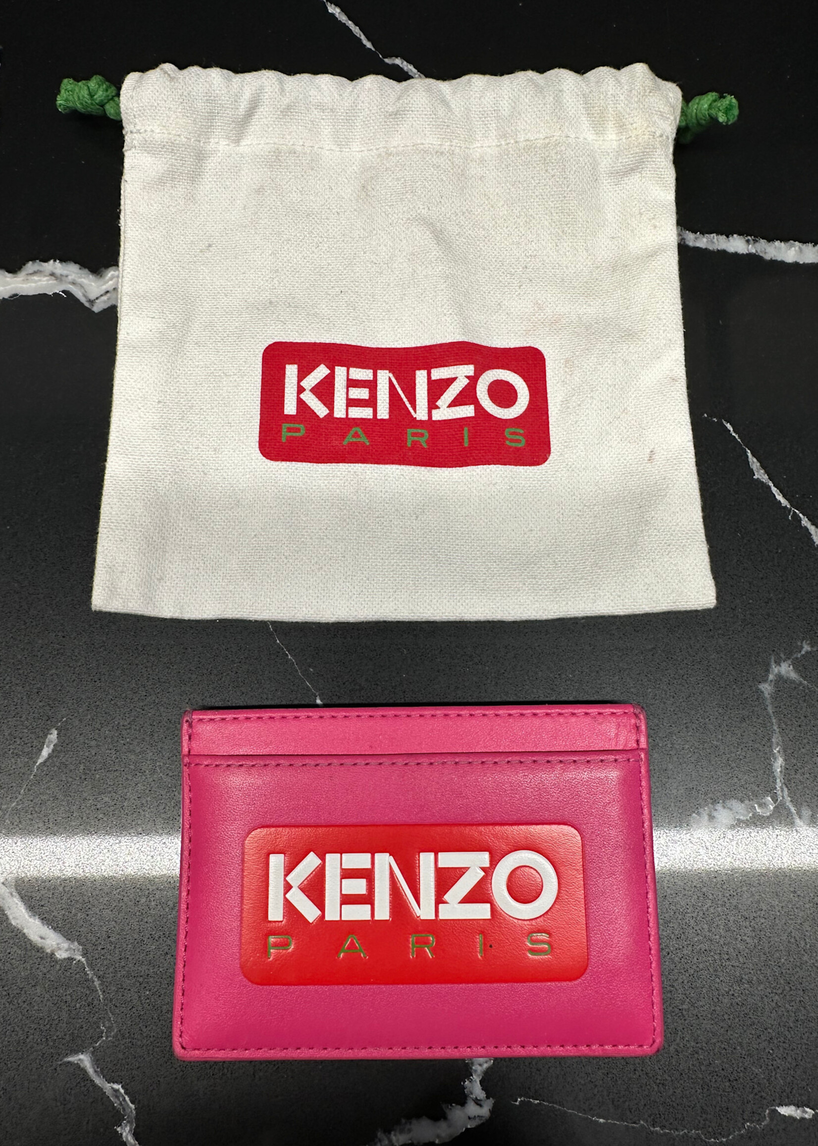 Kenzo Hot Pink Card Holder