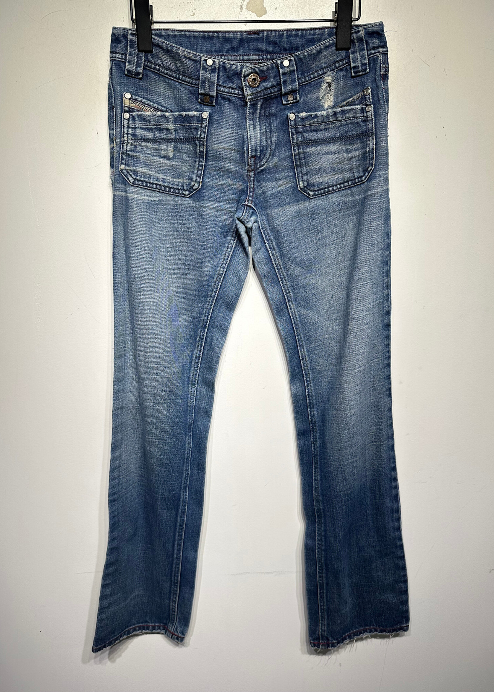 Diesel Whiskered 'Keate' Jeans 6/Fem 29