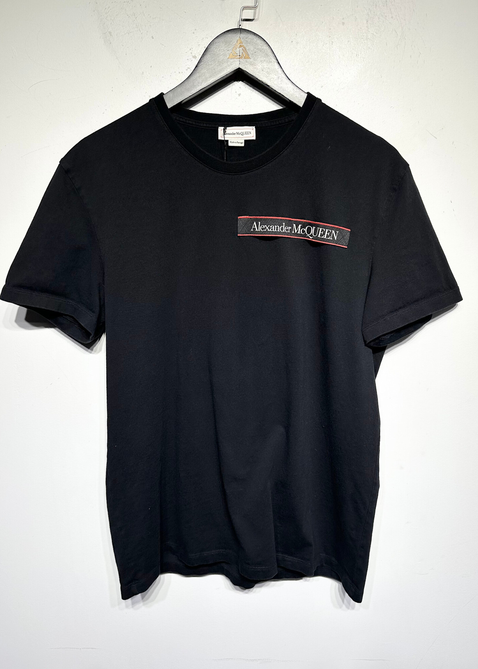 Alexander Mcqueen Selvedge Tape Logo Tee L