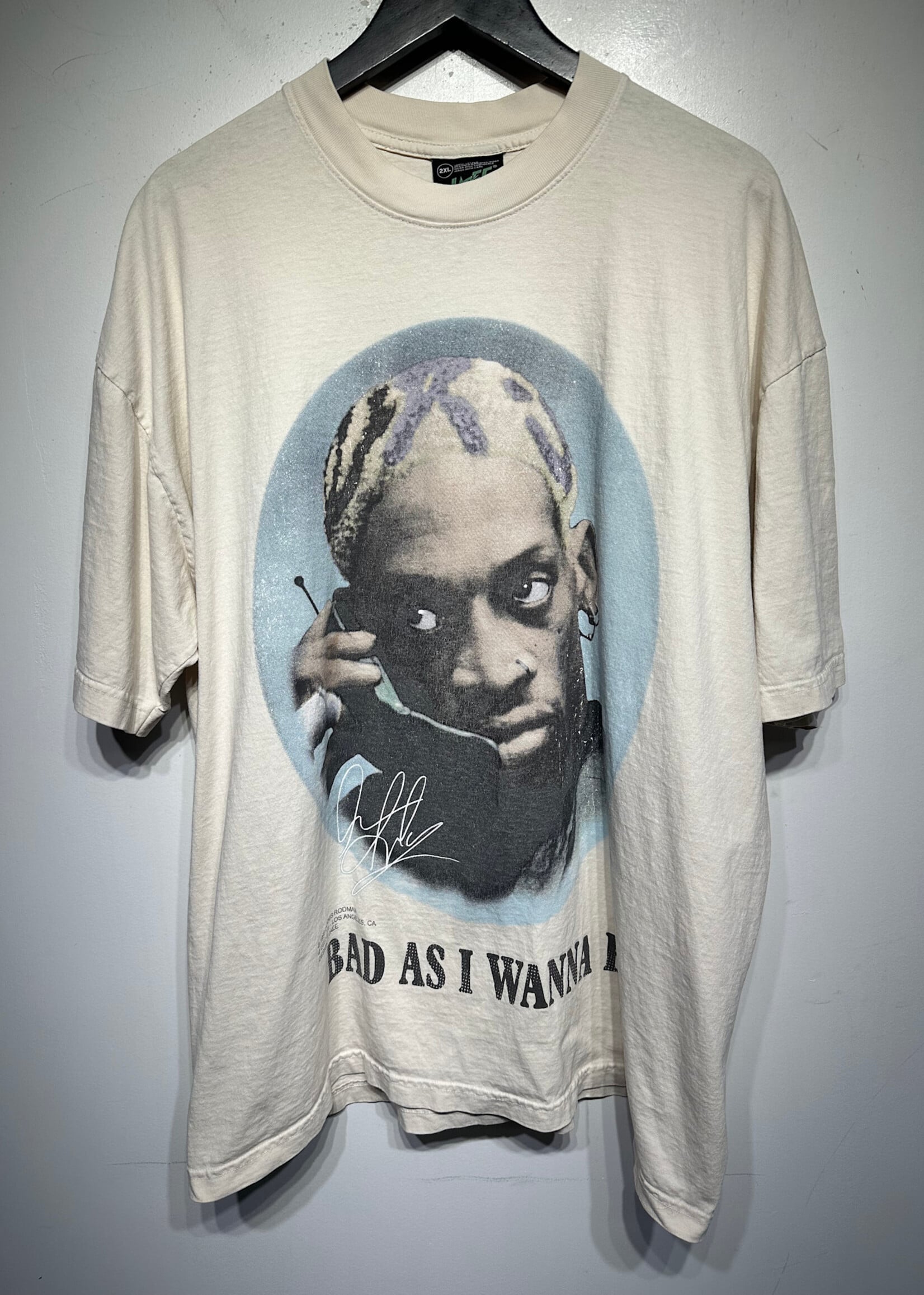 Jaee Editz Rodman White Tee XXL