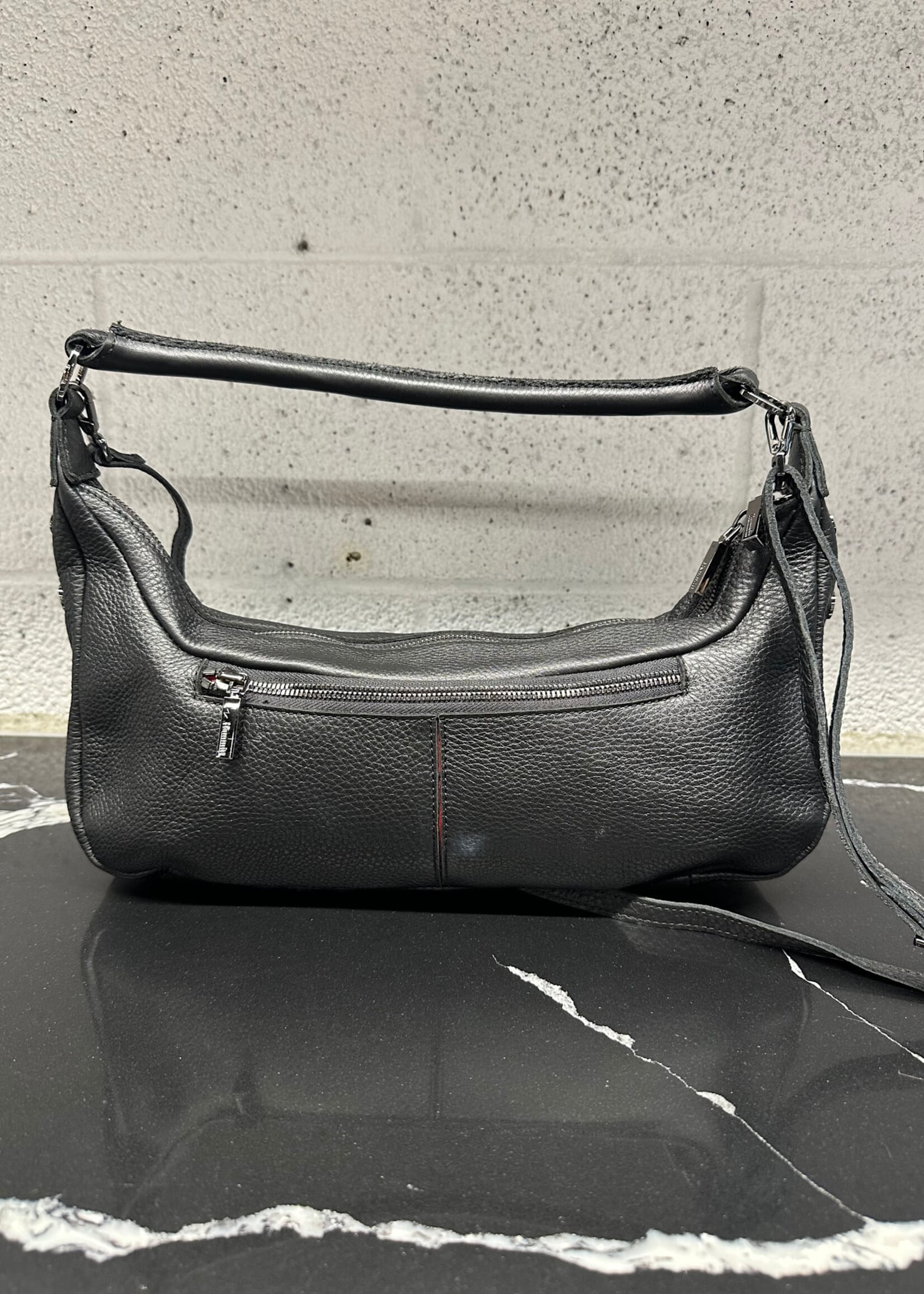 Hammitt LA Daniel Black Leather Bag OS