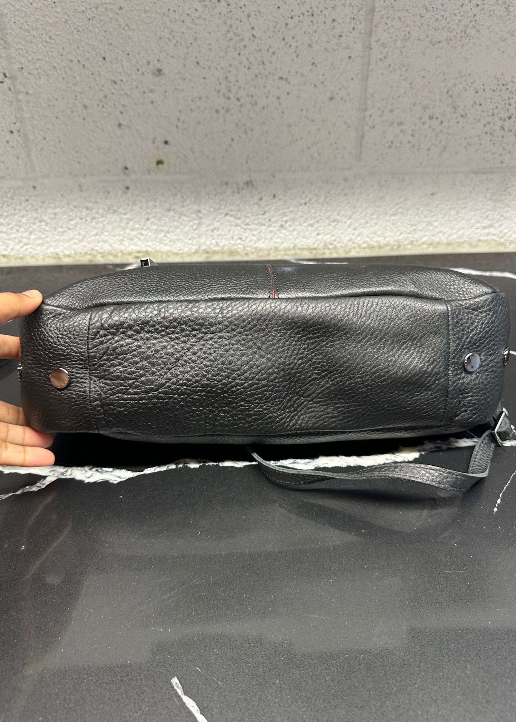 Hammitt LA Daniel Black Leather Bag OS