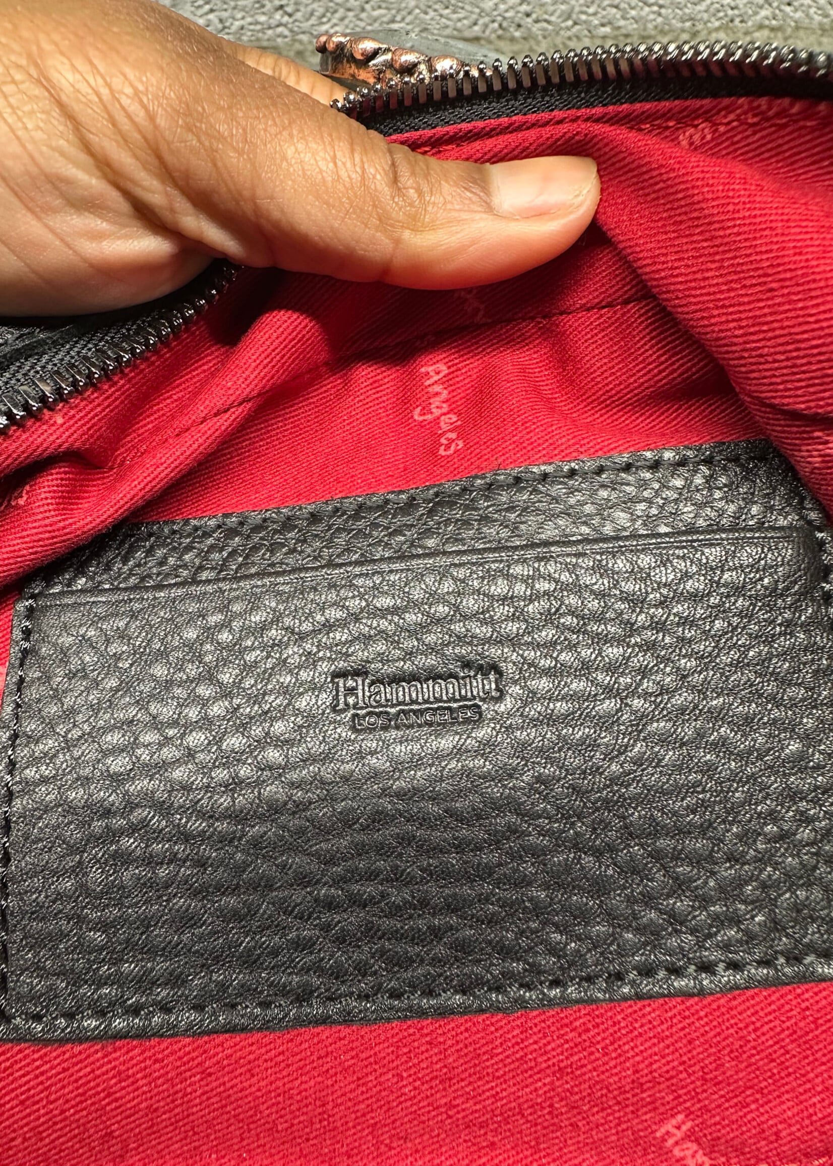 Hammitt LA Daniel Black Leather Bag OS