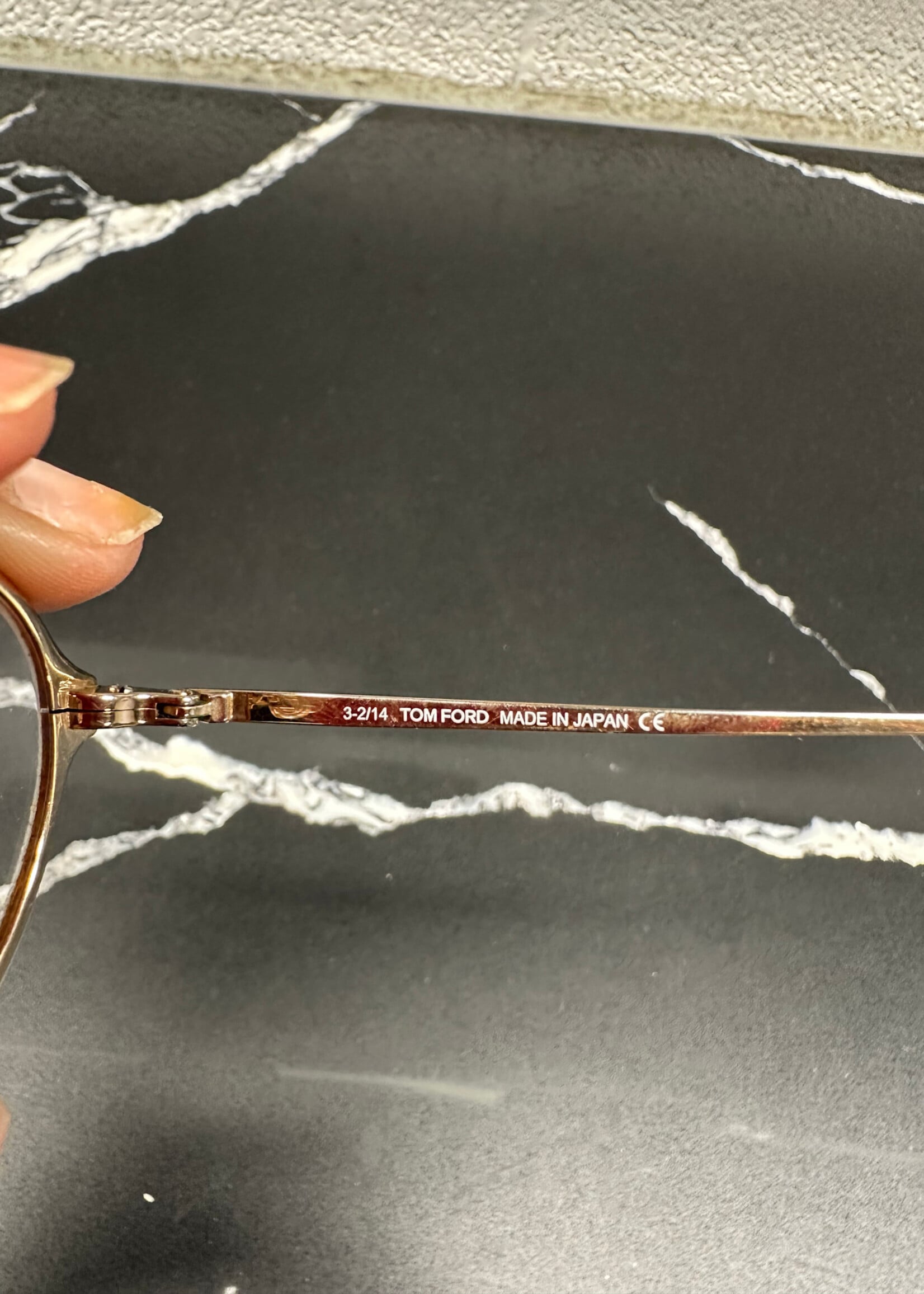 Tom Ford Oval Shaped Gold Lenses