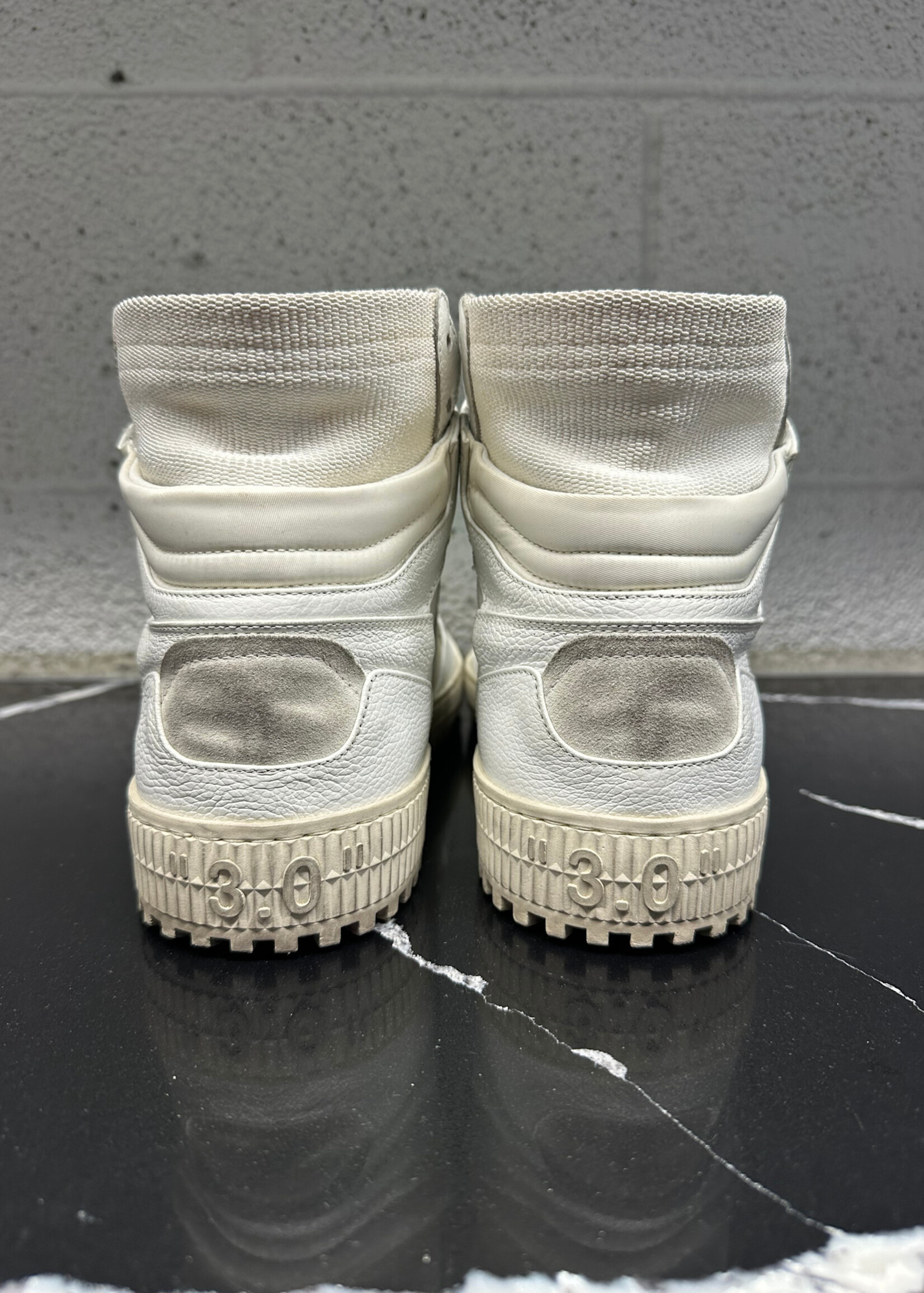 Off White Low 3.0 White / Green Sneakers Masc 10.5