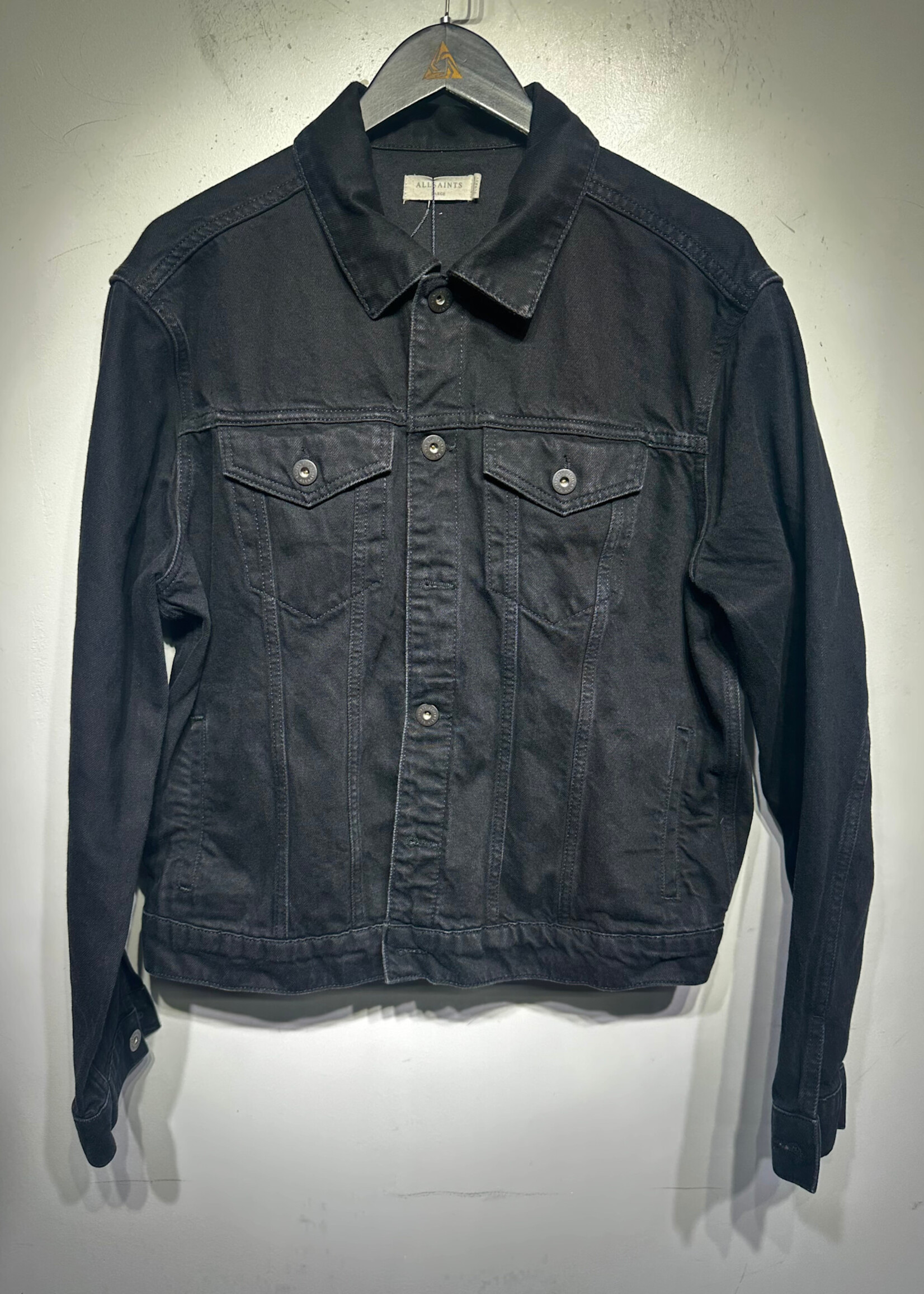 Allsaints Black Jean Jacket Masc L