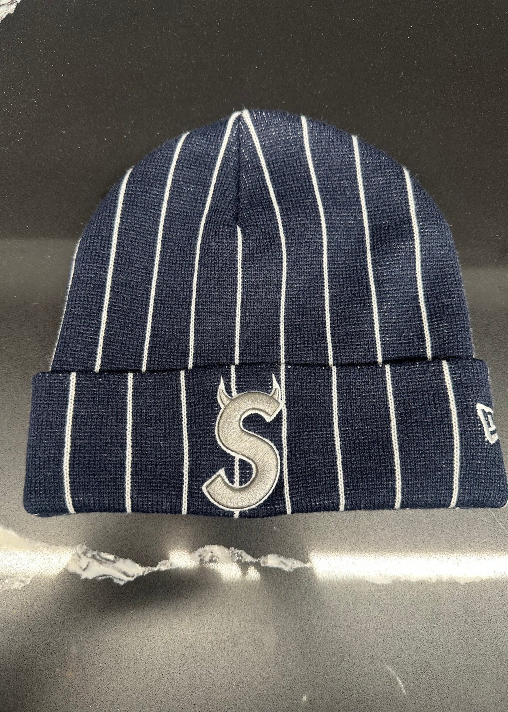 Supreme New Era Devil S Striped Beanie