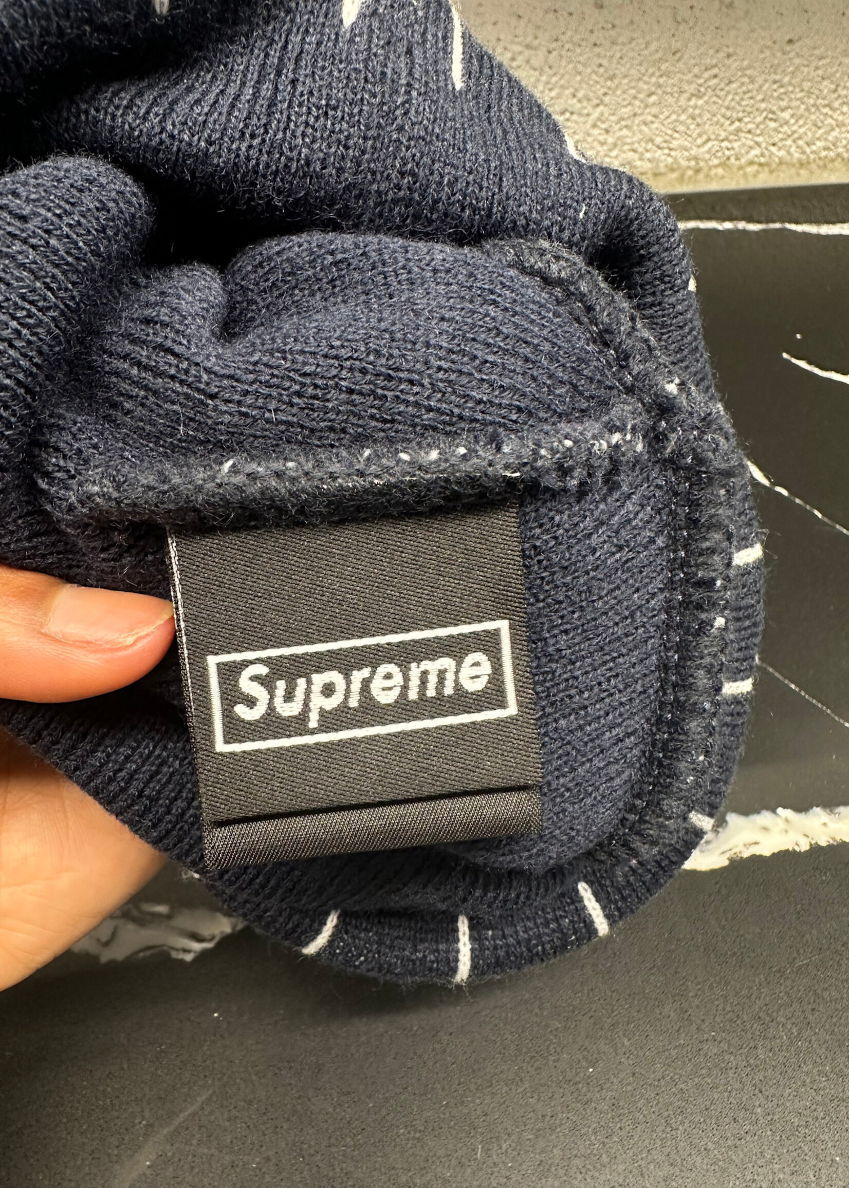 Supreme New Era Devil S Striped Beanie
