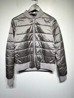 Lululemon Reversible Satin Silver Puffer Z/U S