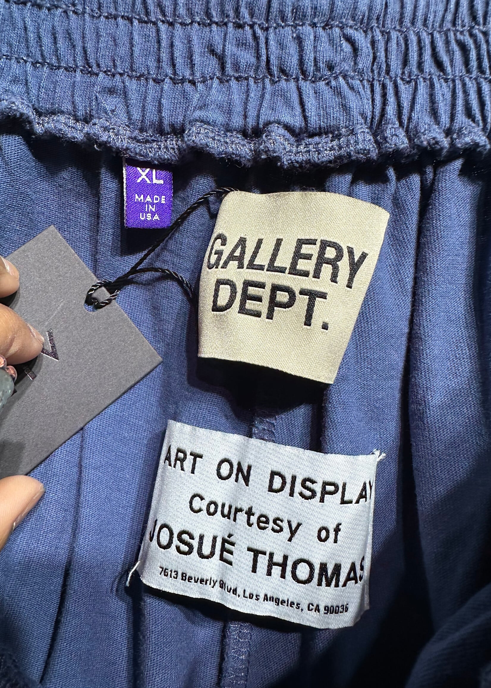 Gallery Dept Fitness Shorts Vtg Navy Masc 32