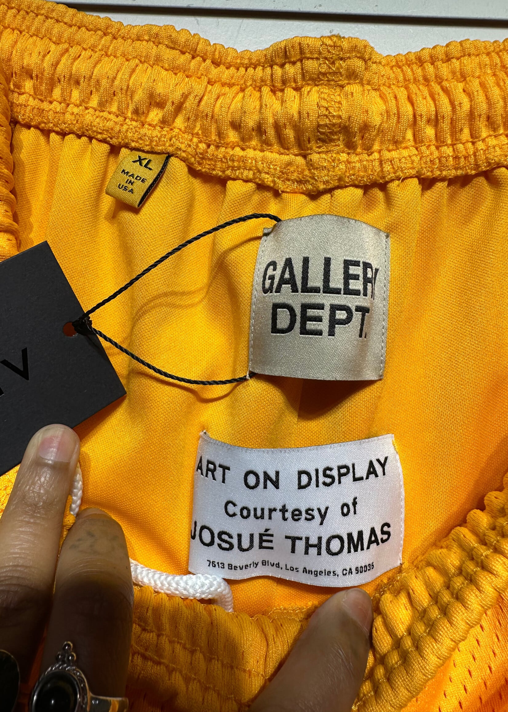 Gallery Dept. Yellow Venice Bball Shorts XL