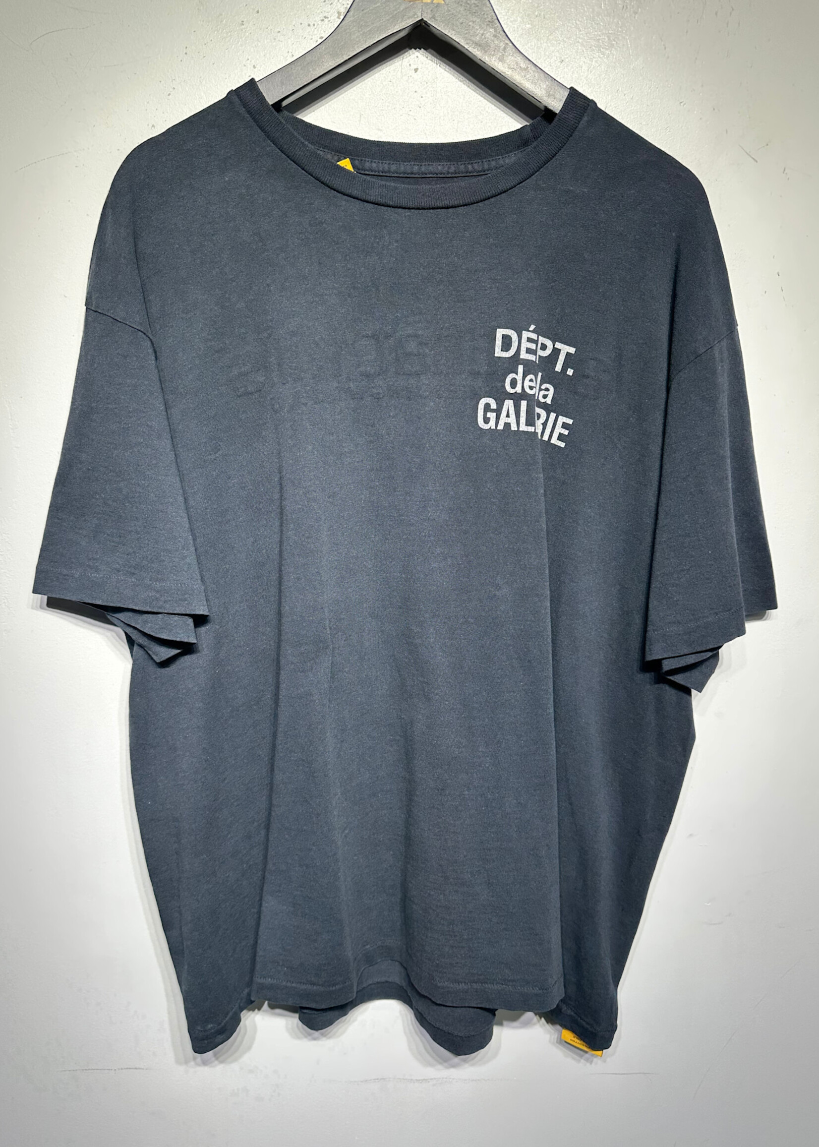 Gallery Dept "De La Gallerie" Black Tee Masc XL