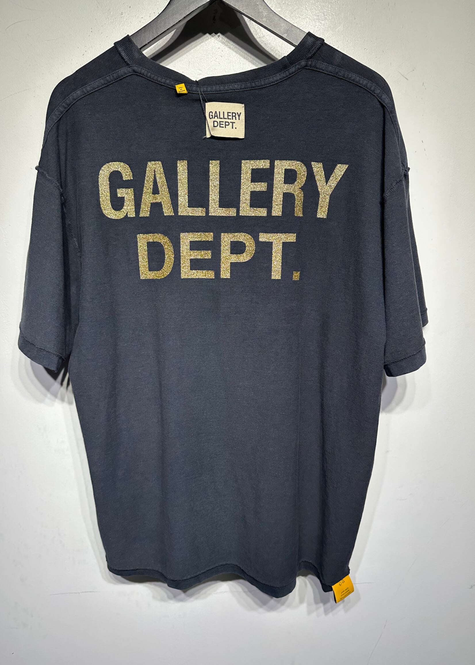 Gallery Dept "De La Gallerie" Black Tee Masc XL
