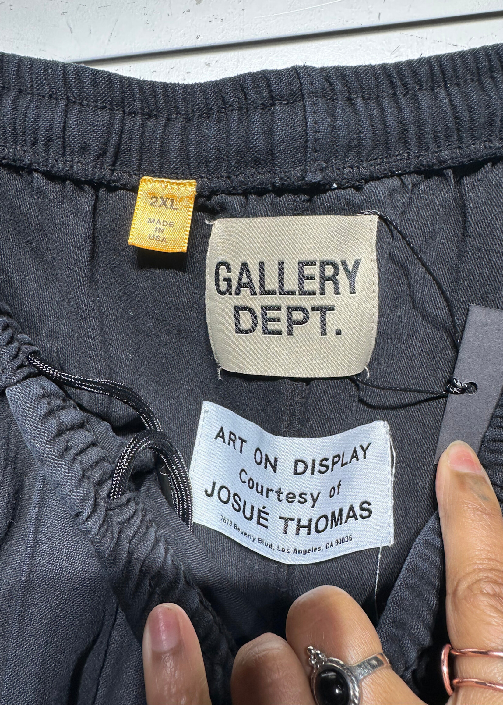 Gallery Department Black Canvas Shorts Masc 32