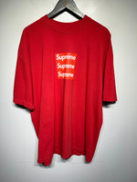 Ass Pizza x Supreme Triple Box Logo Red Masc XL