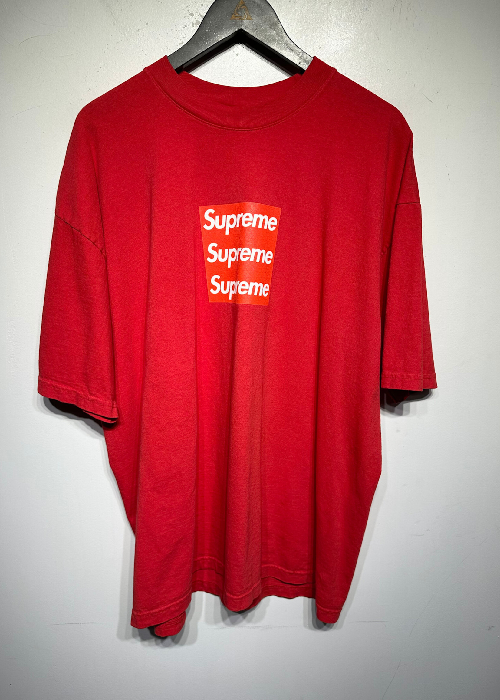 Ass Pizza x Supreme Triple Box Logo Red Masc XL