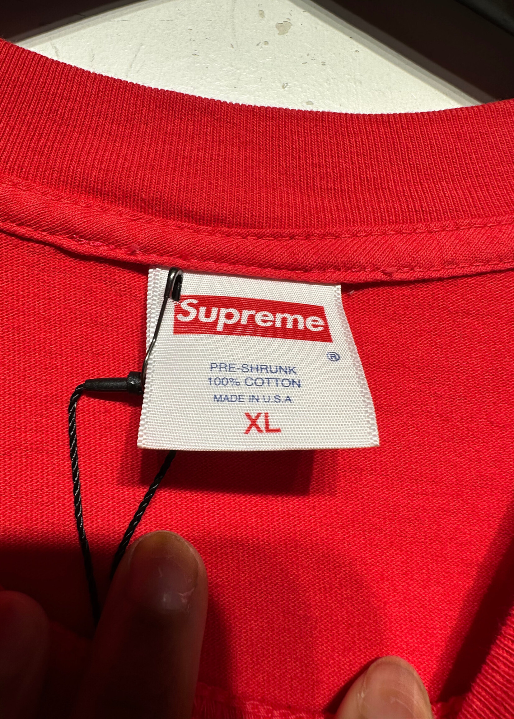 Ass Pizza x Supreme Triple Box Logo Red Masc XL