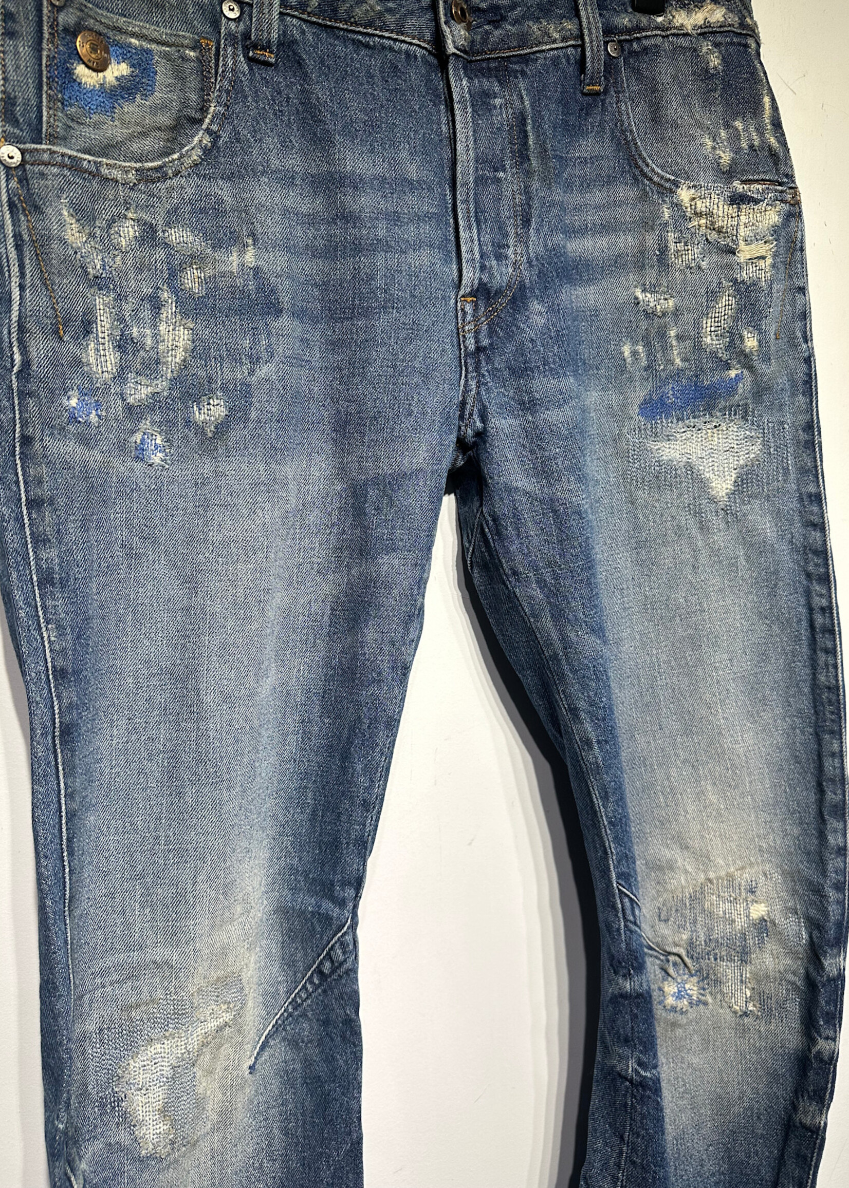 G- Star "Restored" Patchwork Moto Denim Masc 32"