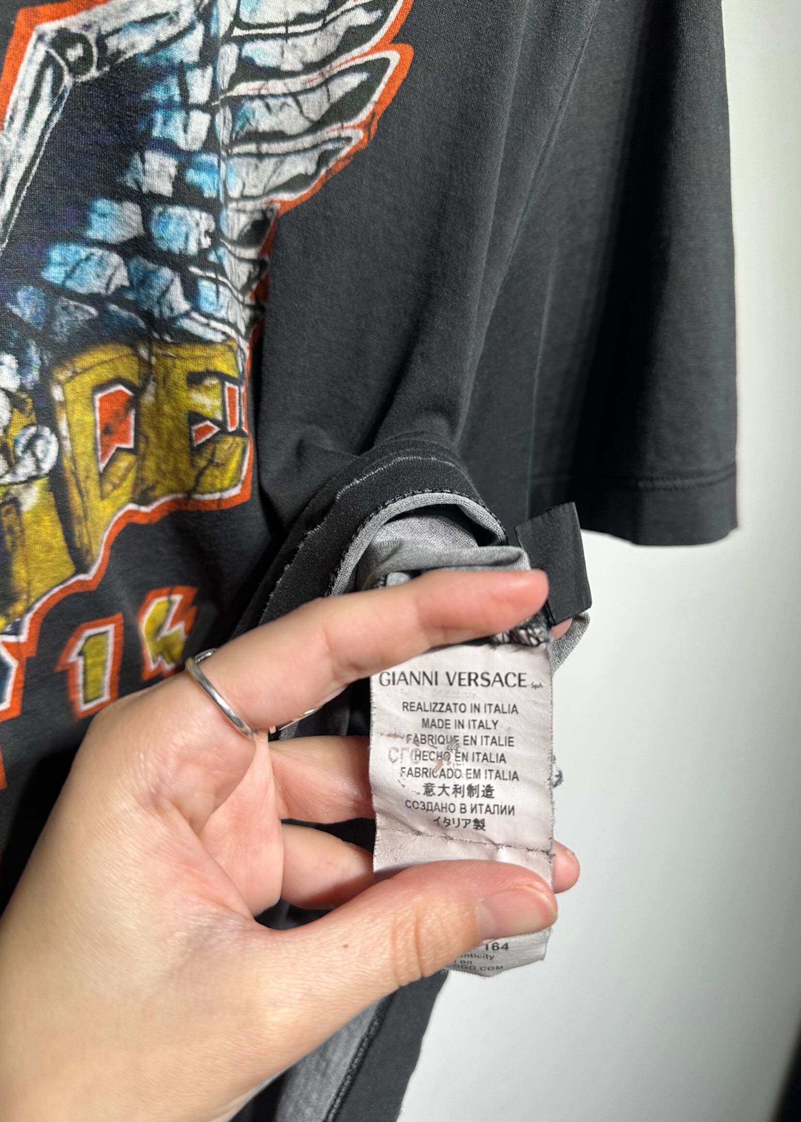 Versace Metal Logo Tee L