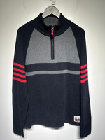 Aeropostale Black/Grey 1/4 Zip Sweatshirt Masc L