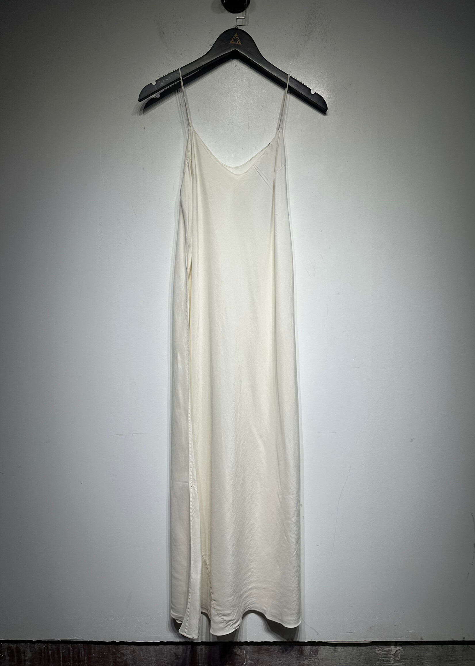 The Row White Silk Slip Dress S/M