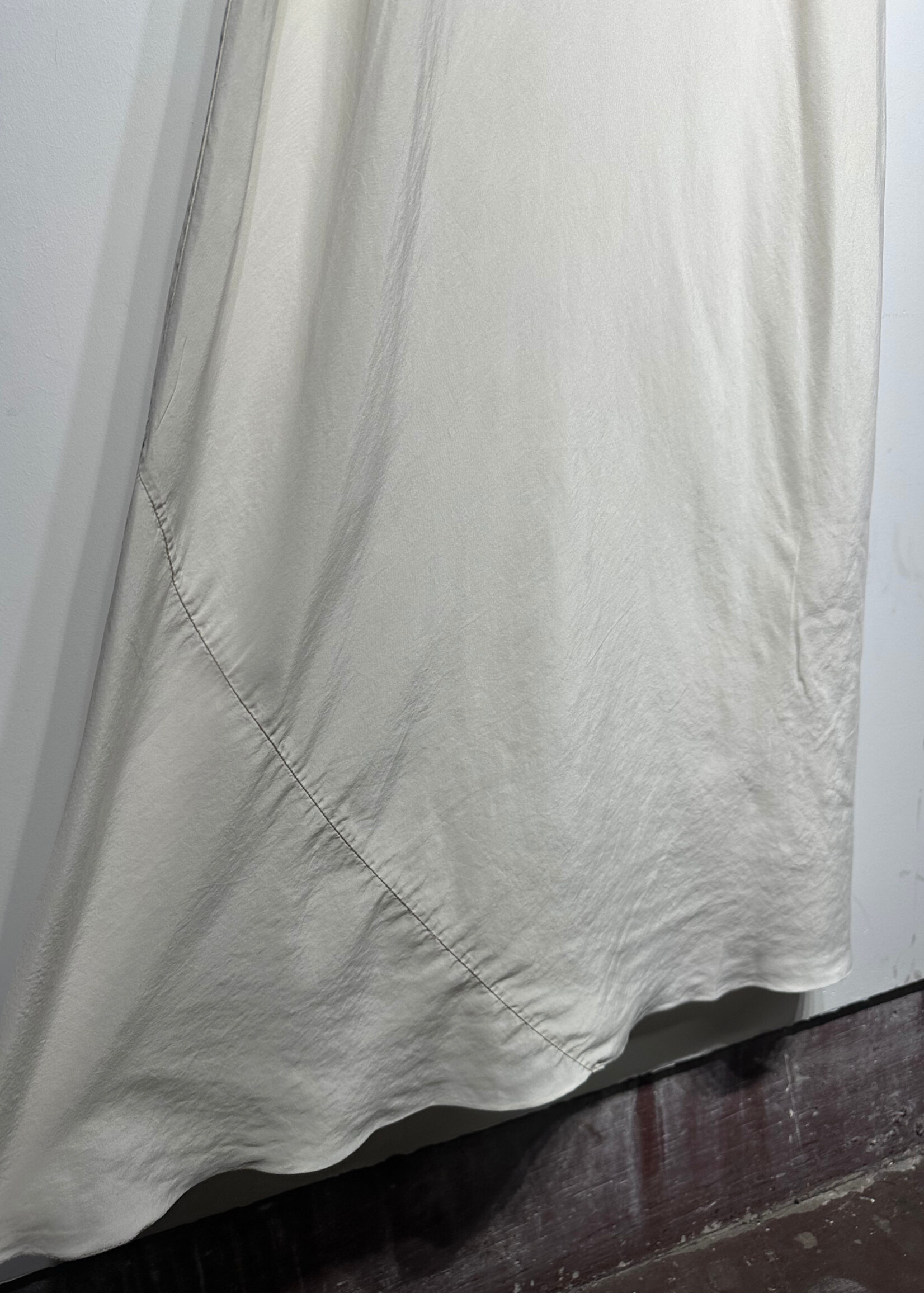 The Row White Silk Slip Dress S/M