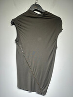 Rick Owens Lilies Dark Dust Studded Top M