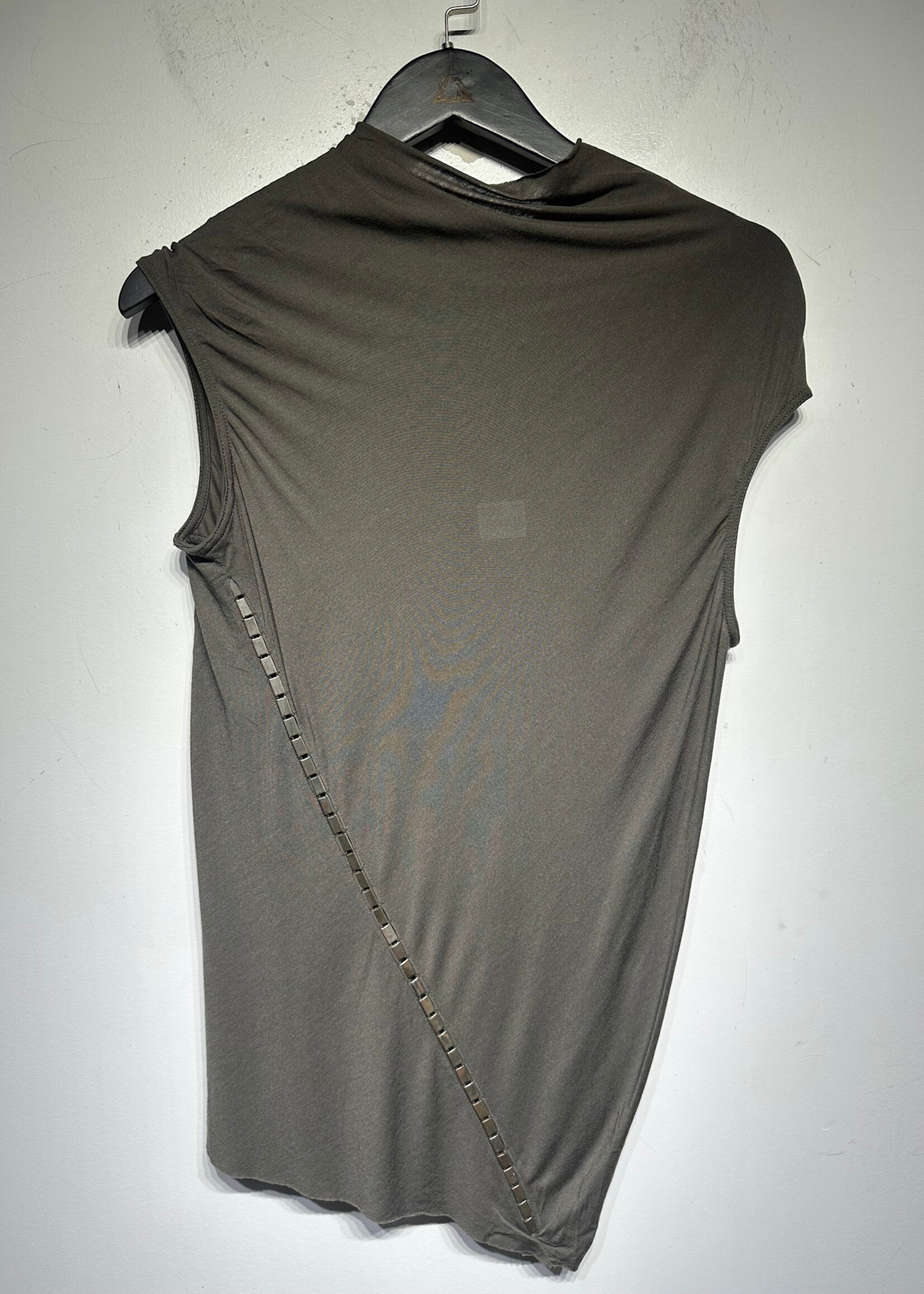 Rick Owens Lilies Dark Dust Studded Top M