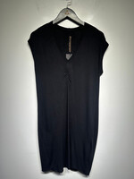 Rick Owens Lilies Black Ruched Tunic M
