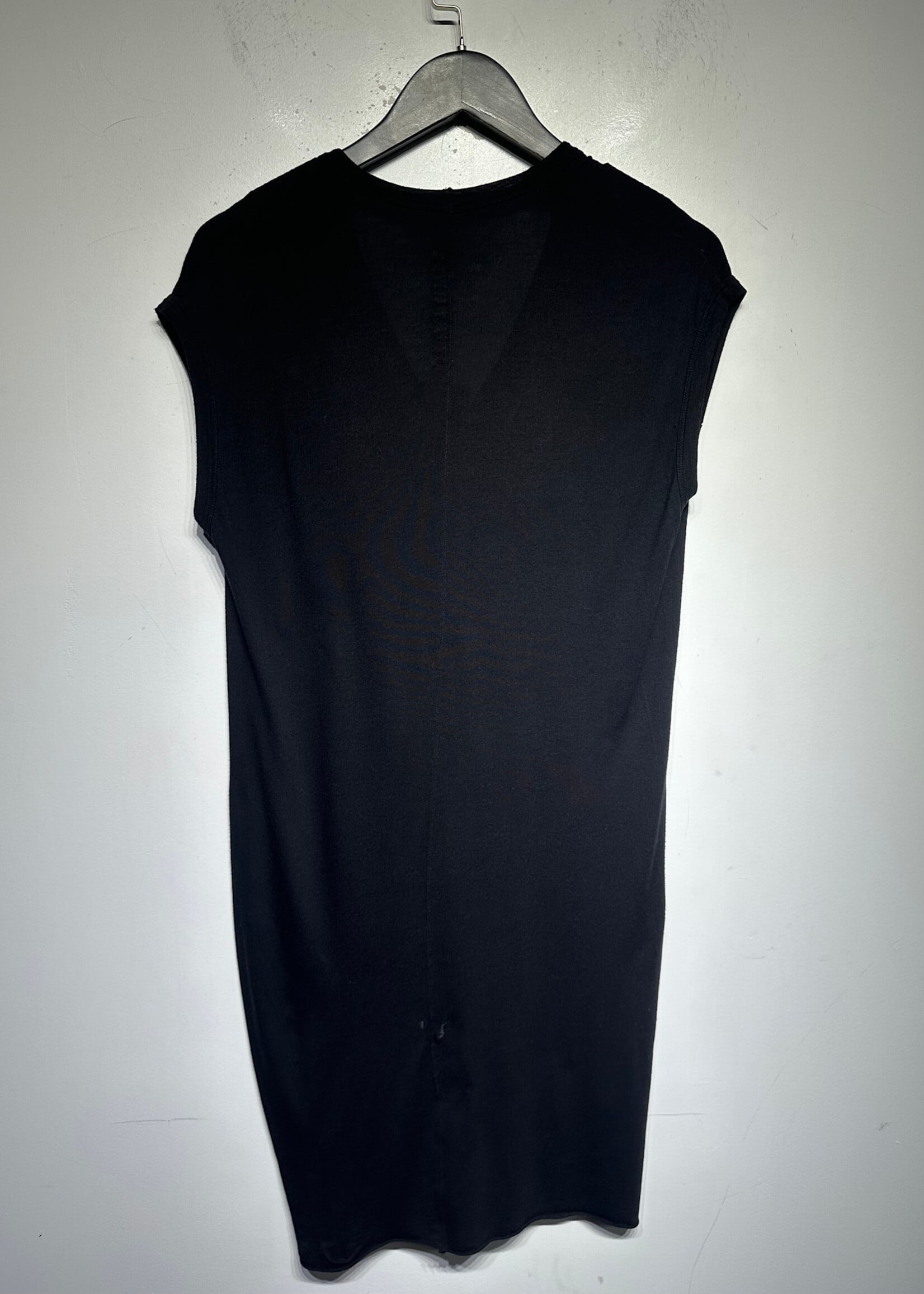 Rick Owens Lilies Black Ruched Tunic M