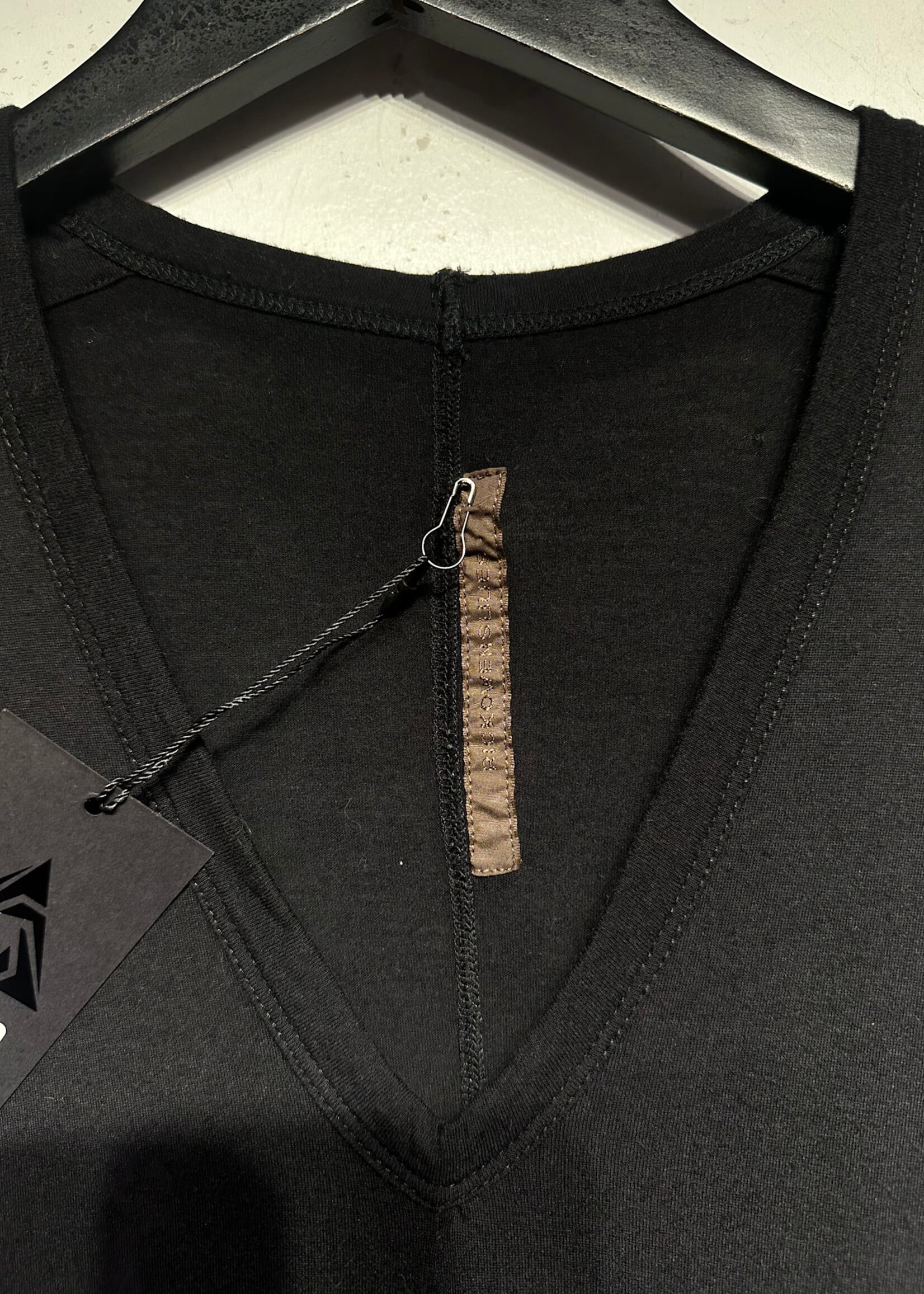 Rick Owens Lilies Black Ruched Tunic M