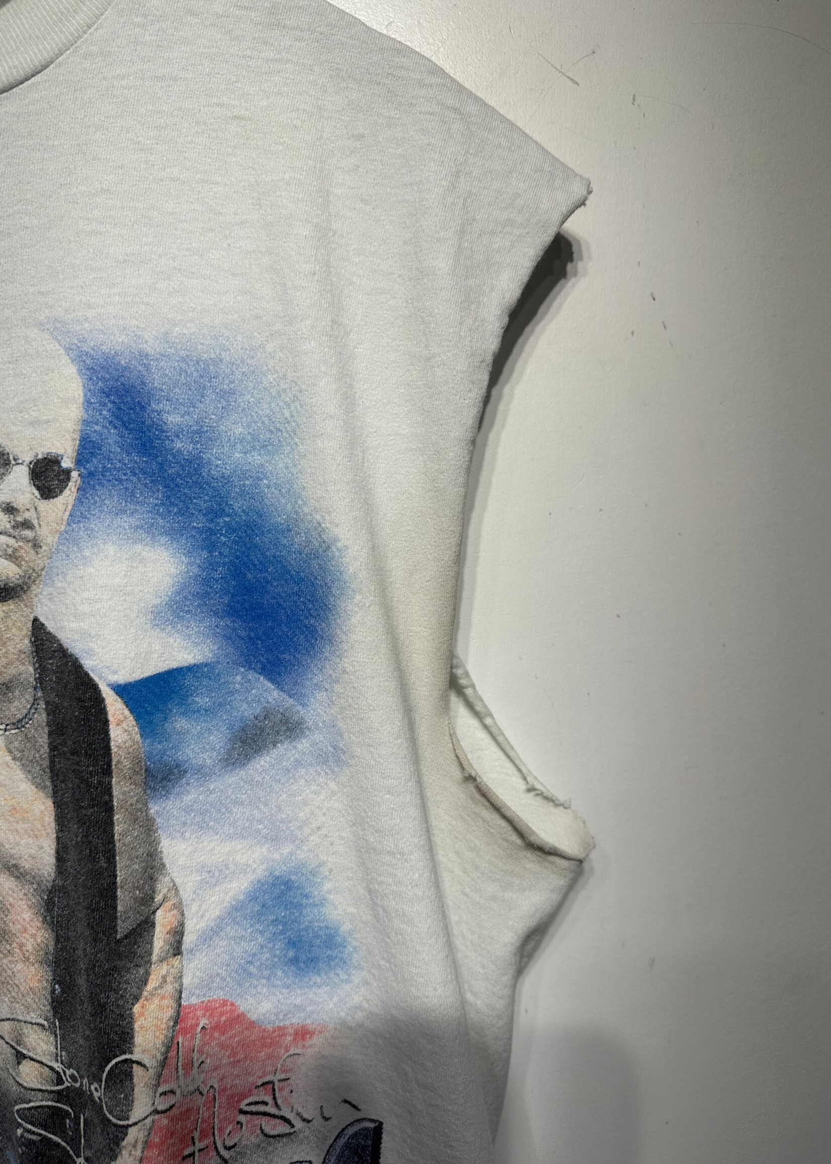 Stone Cold Steve Austin 1998 Whoop Ass Cutoff Tee L
