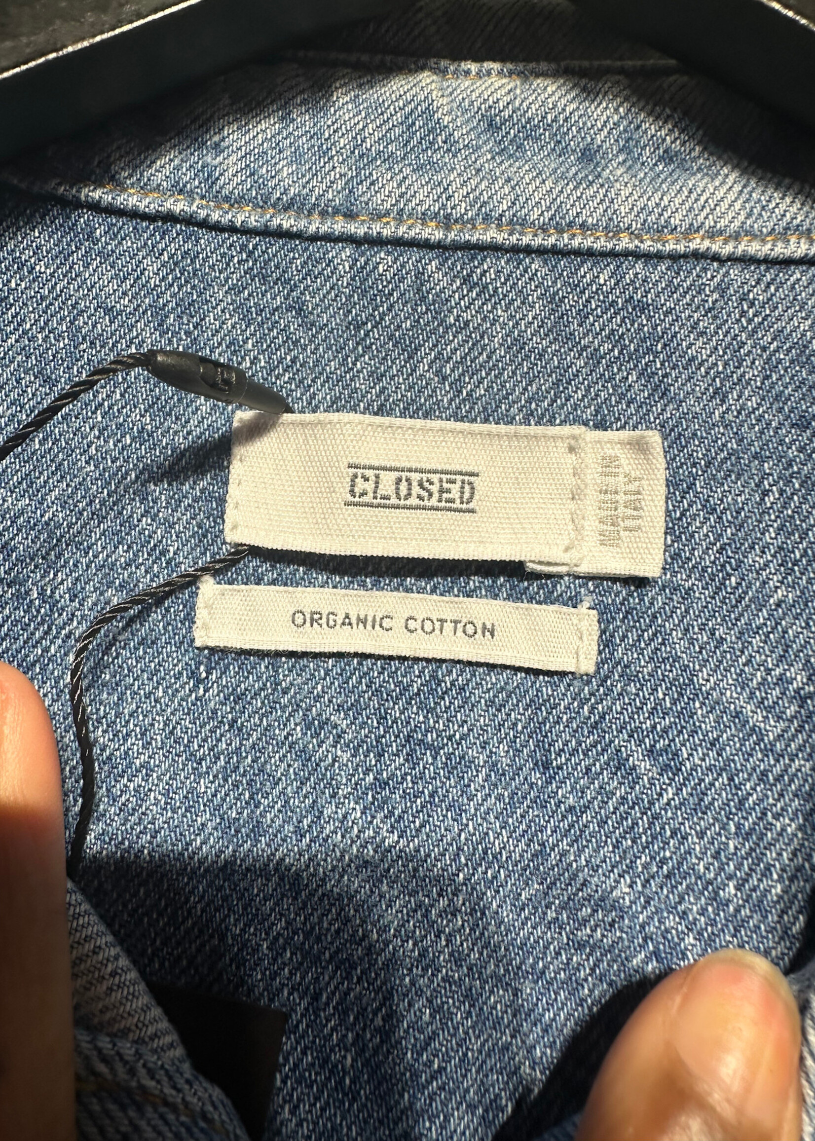 Closed Lightwash Denim Overshirt Fem S