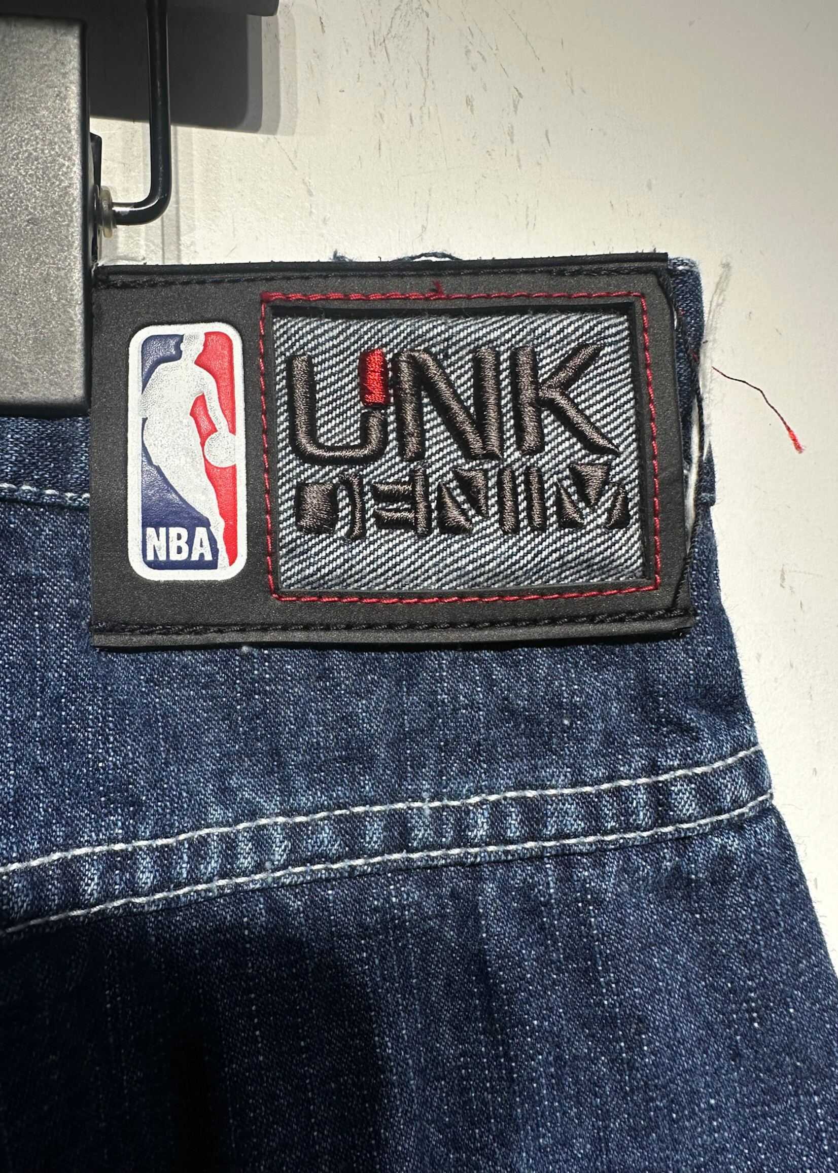 Unk Denim Dark Blue Cavs Reworked Jeans Loose Jeans 40