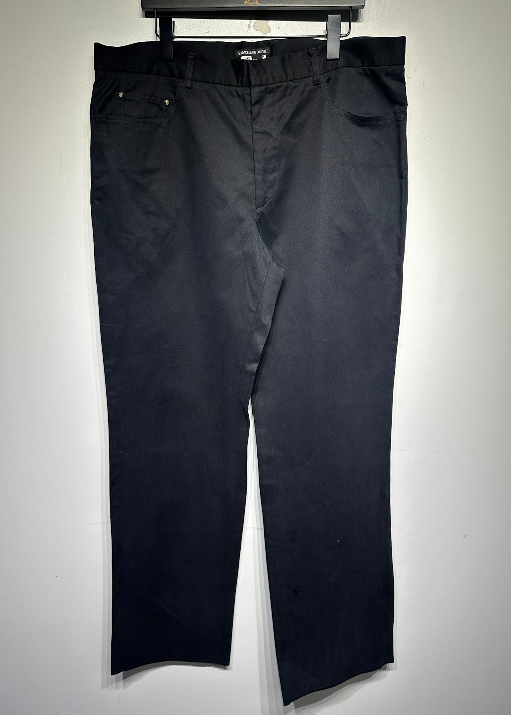 Versace Jeans Black Faded Slack Trousers 38