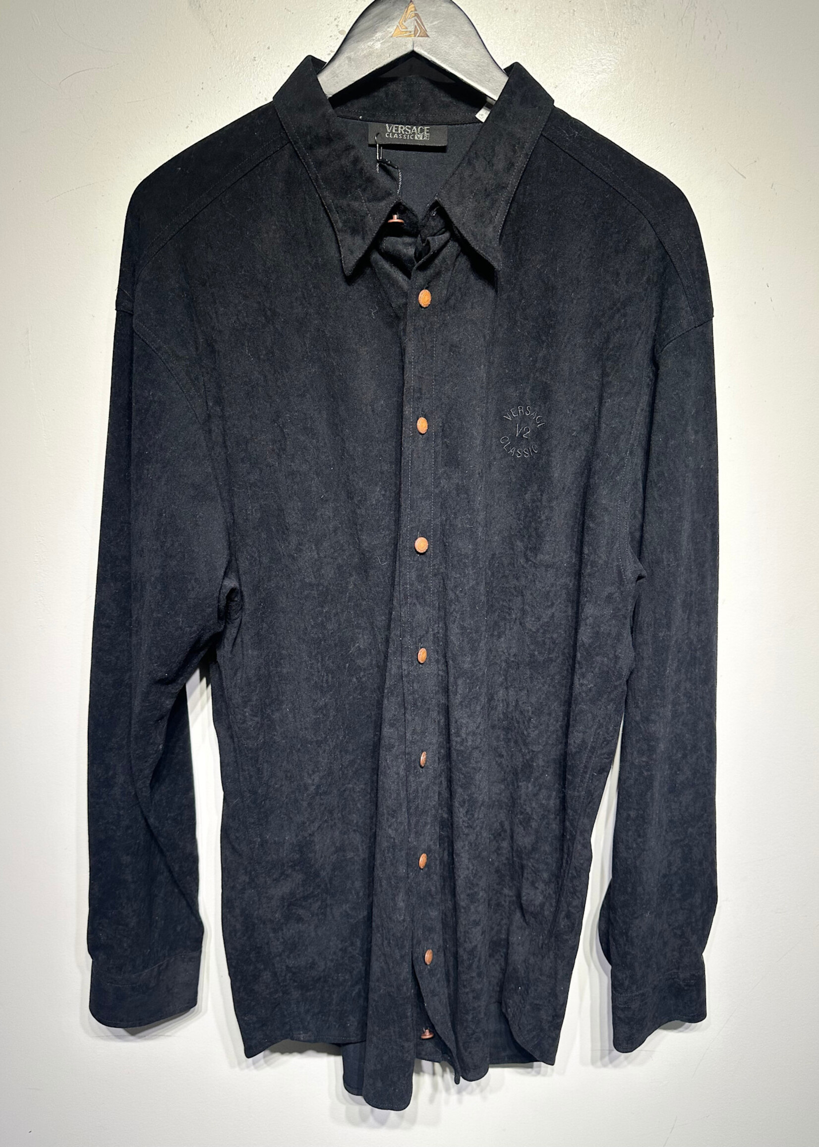 Versace Classic V2 Black Microsuede BU XL