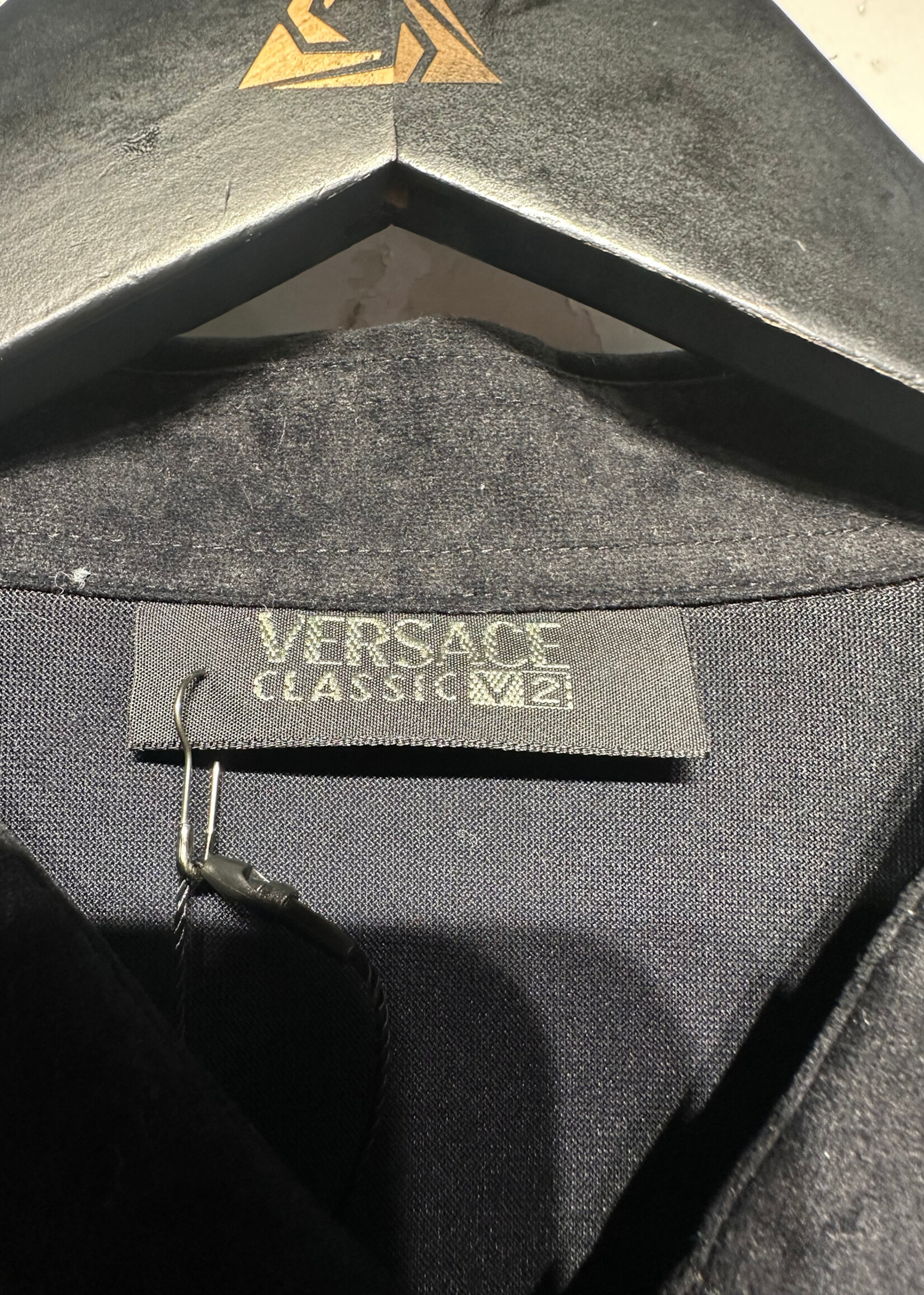 Versace Classic V2 Black Microsuede BU XL