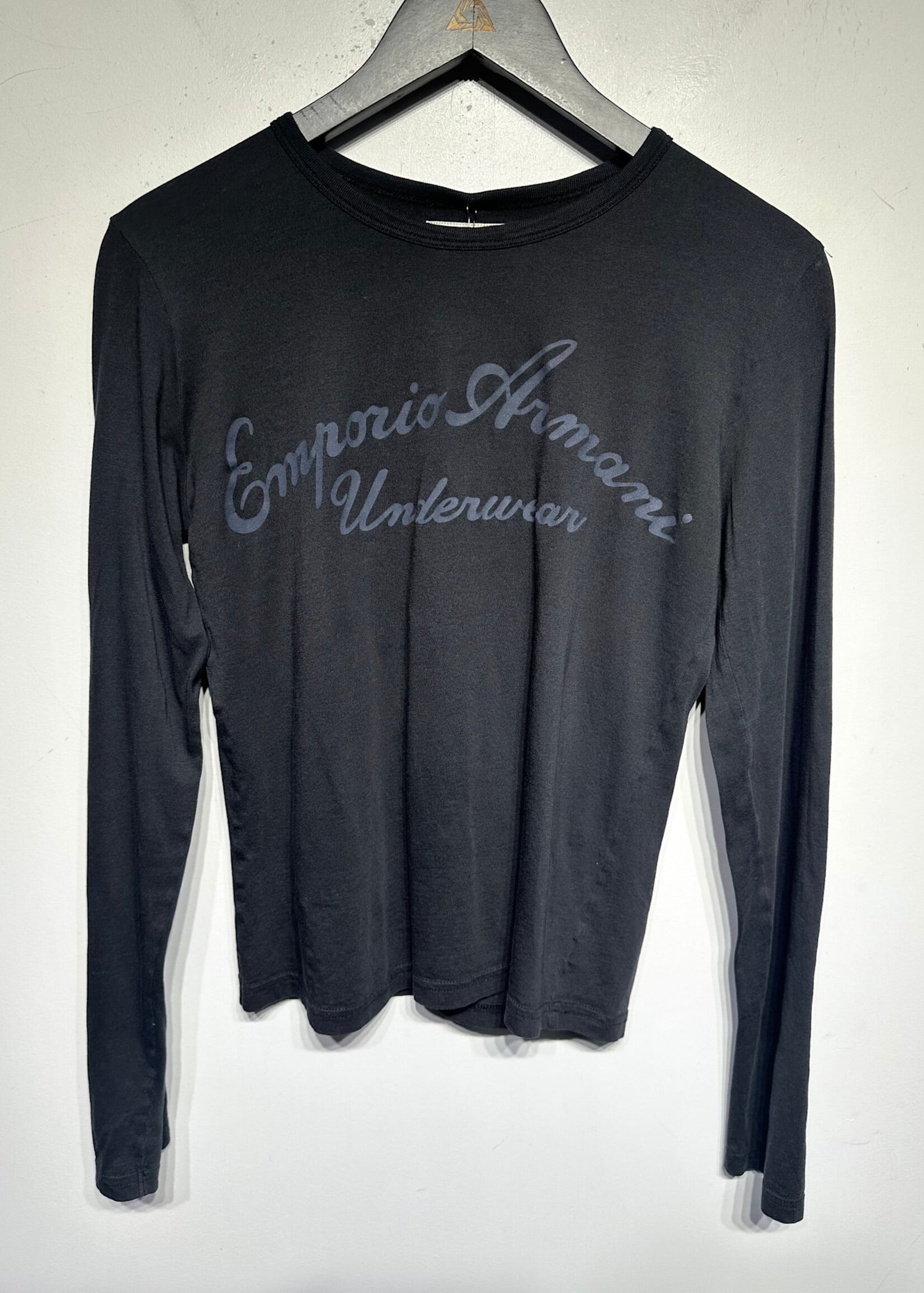 Armani Black Thin Longsleeve M