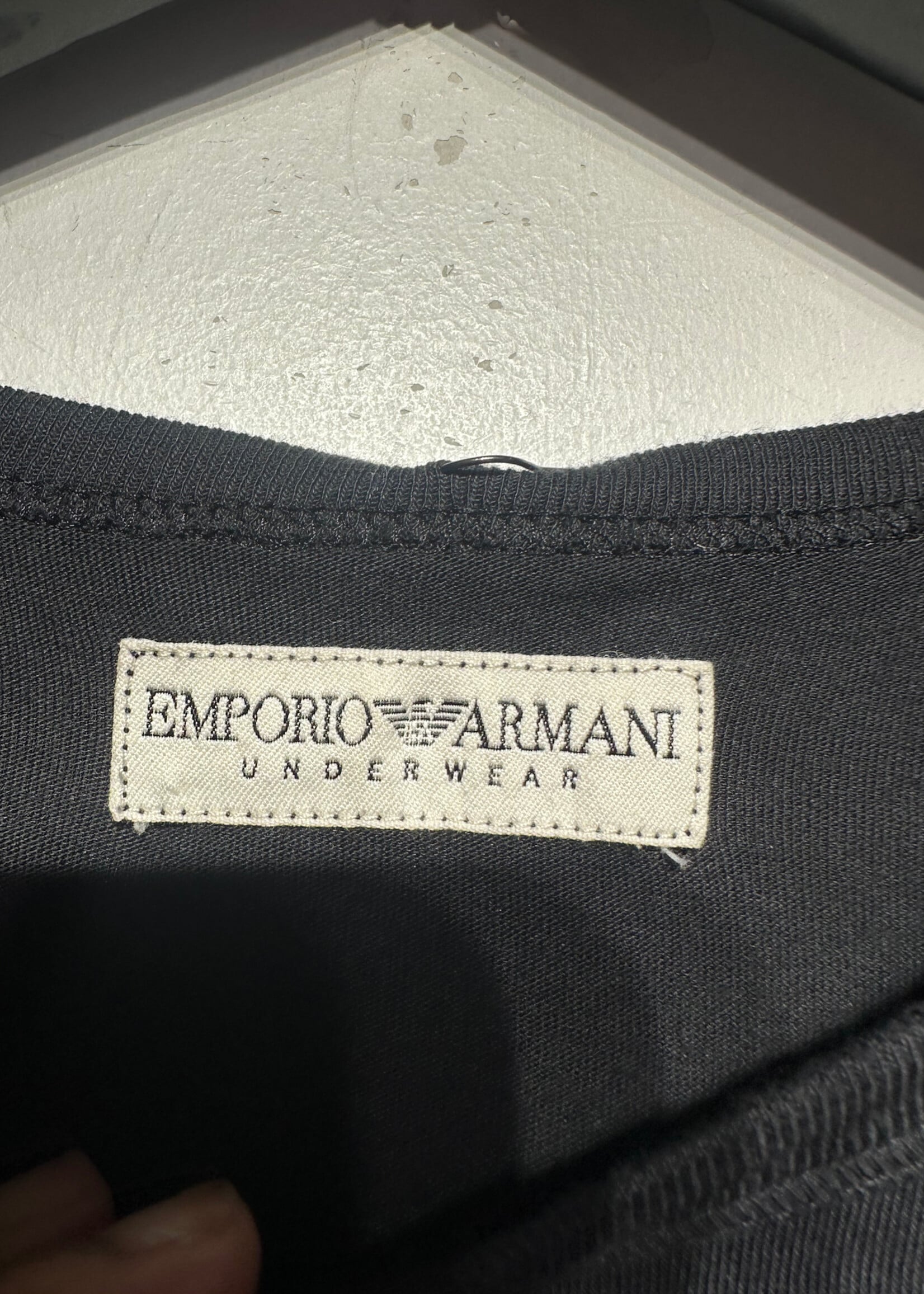 Armani Black Thin Longsleeve M