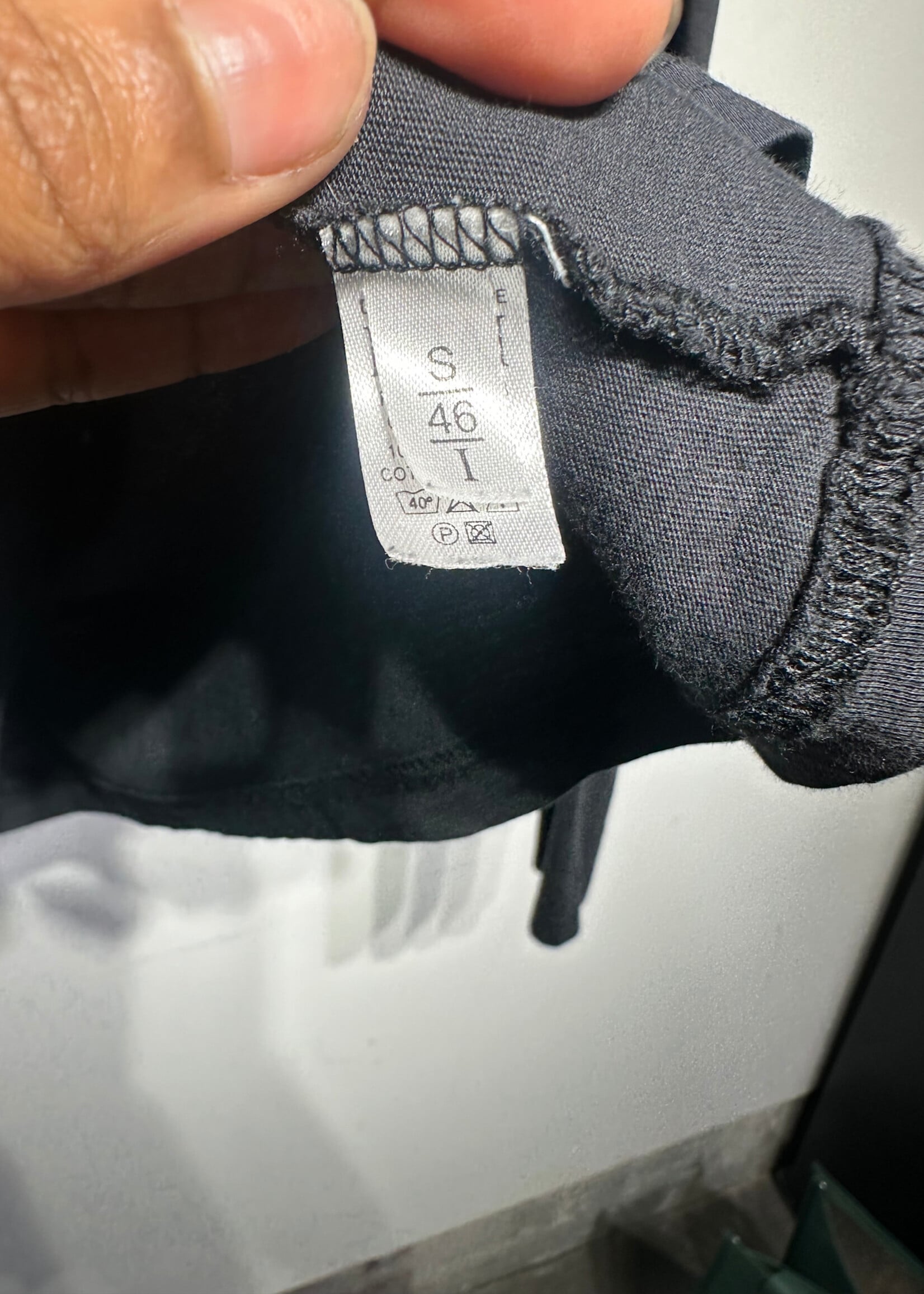 Armani Black Thin Longsleeve M