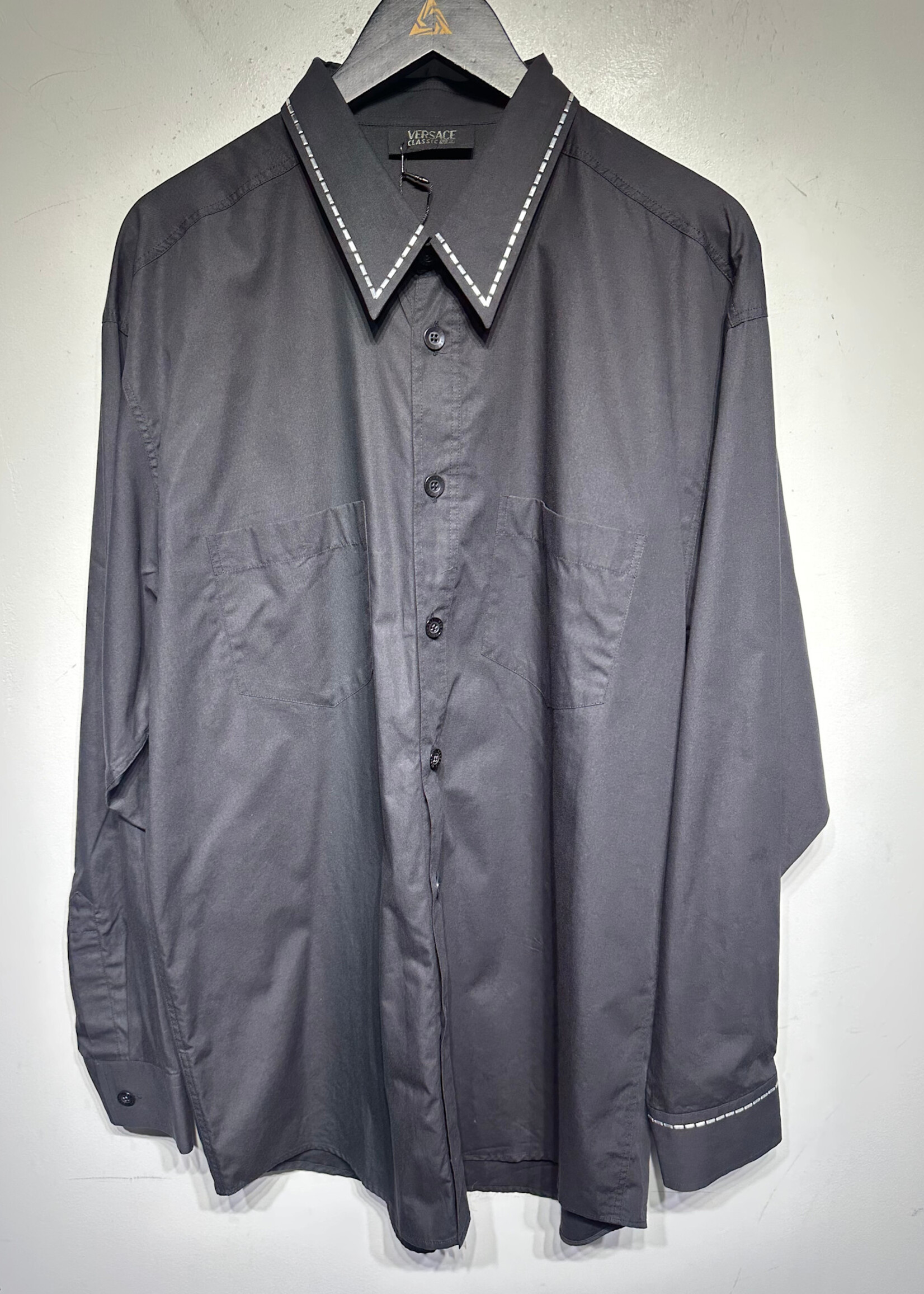 Versace Classic V2 Black Metal Stud BU XL