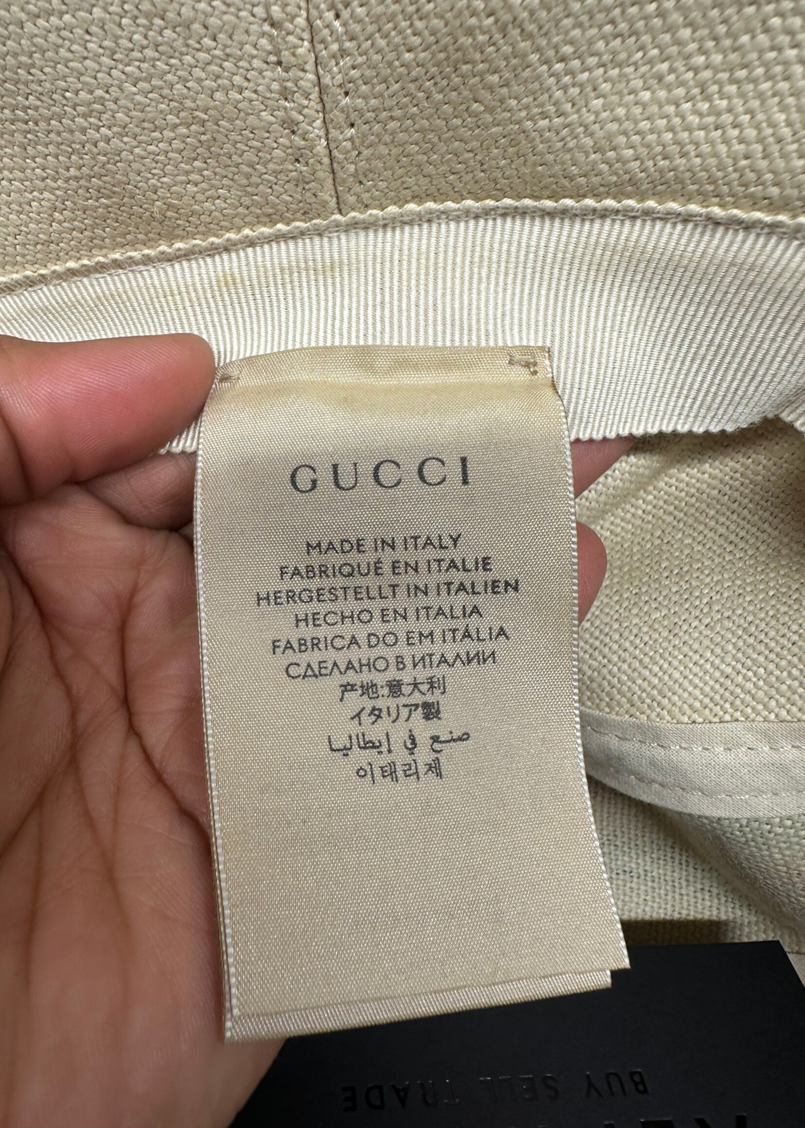 Gucci Heavy Linen Bucket Hat