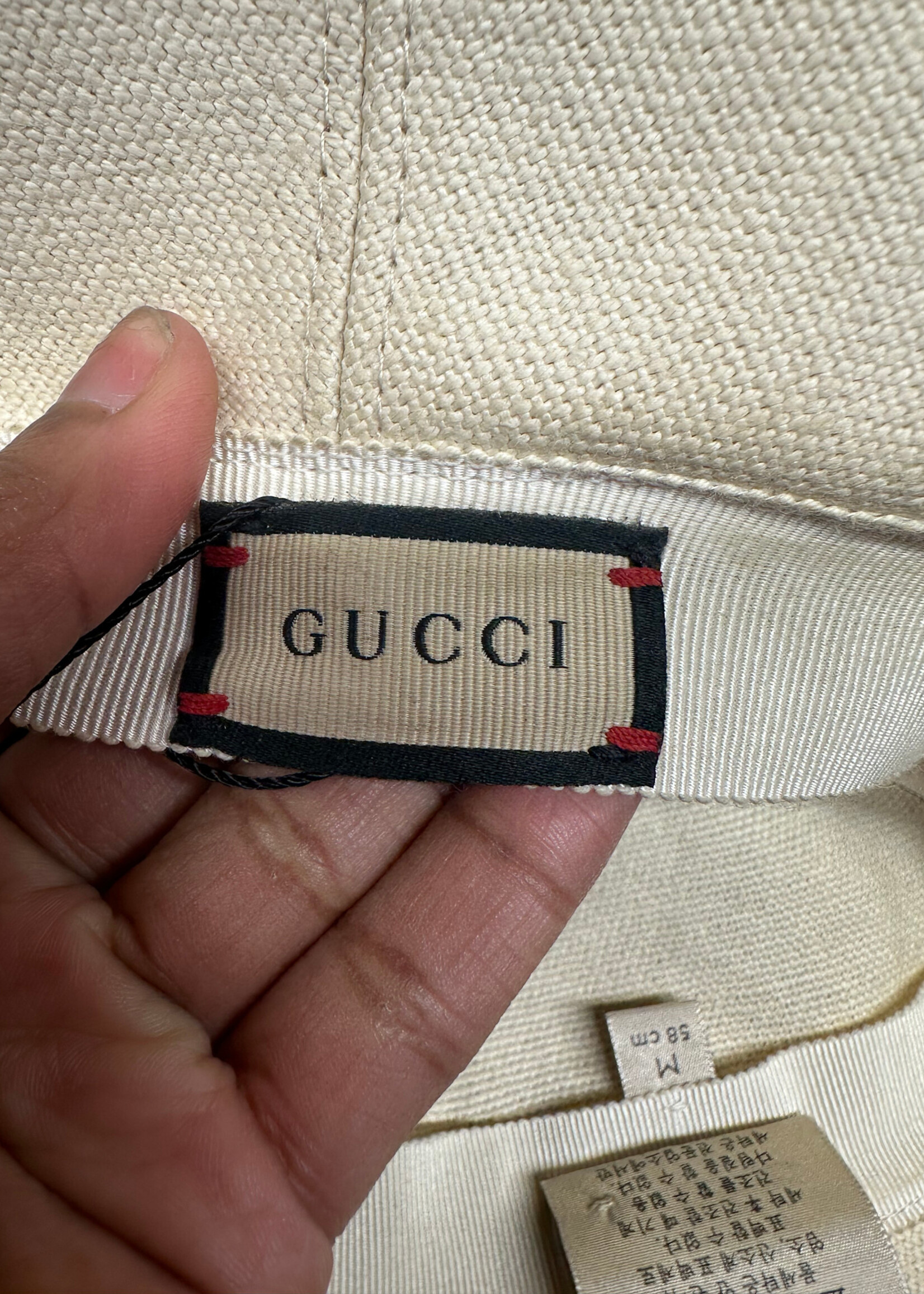 Gucci Heavy Linen Bucket Hat