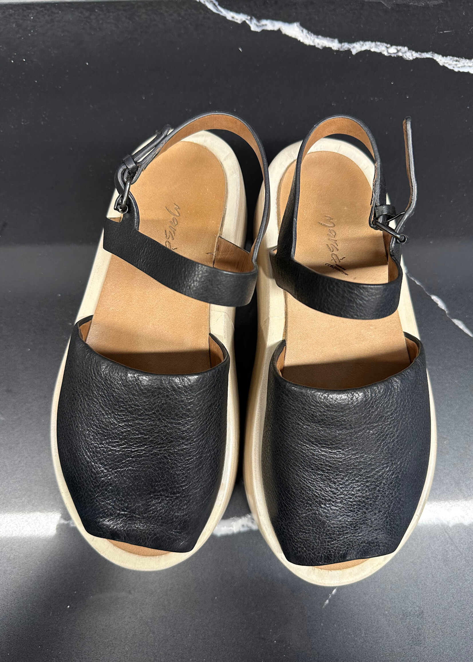Marsell White Black Platform Sandal 36/6
