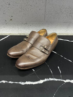 Gucci Light Brown Belt Strap Loafers Masc 10