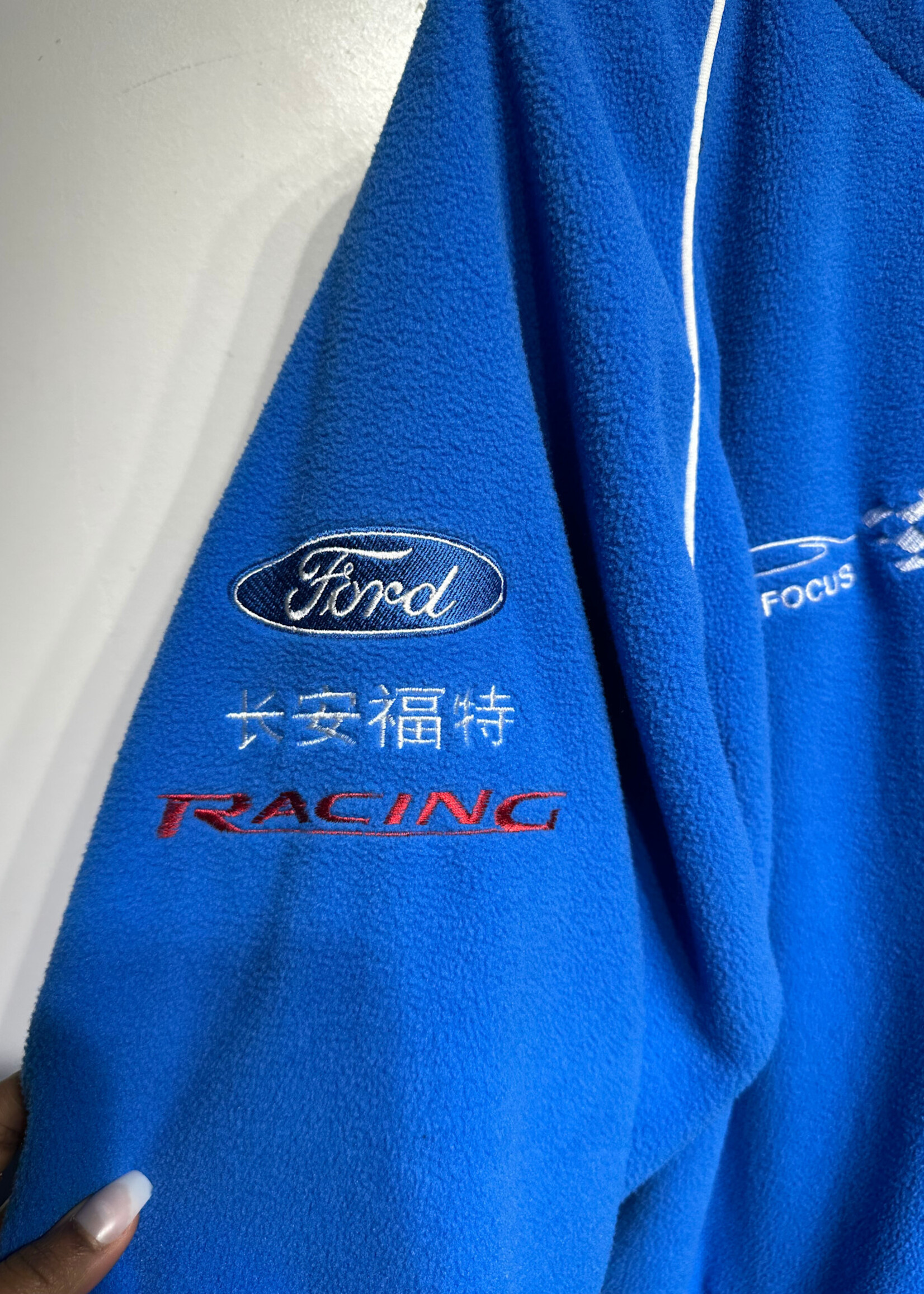 Ford Racing Blue Japanese Fleece Jacket XL
