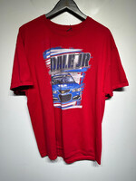 Dale Jr Red Blue Chevrolet Race Tee XL
